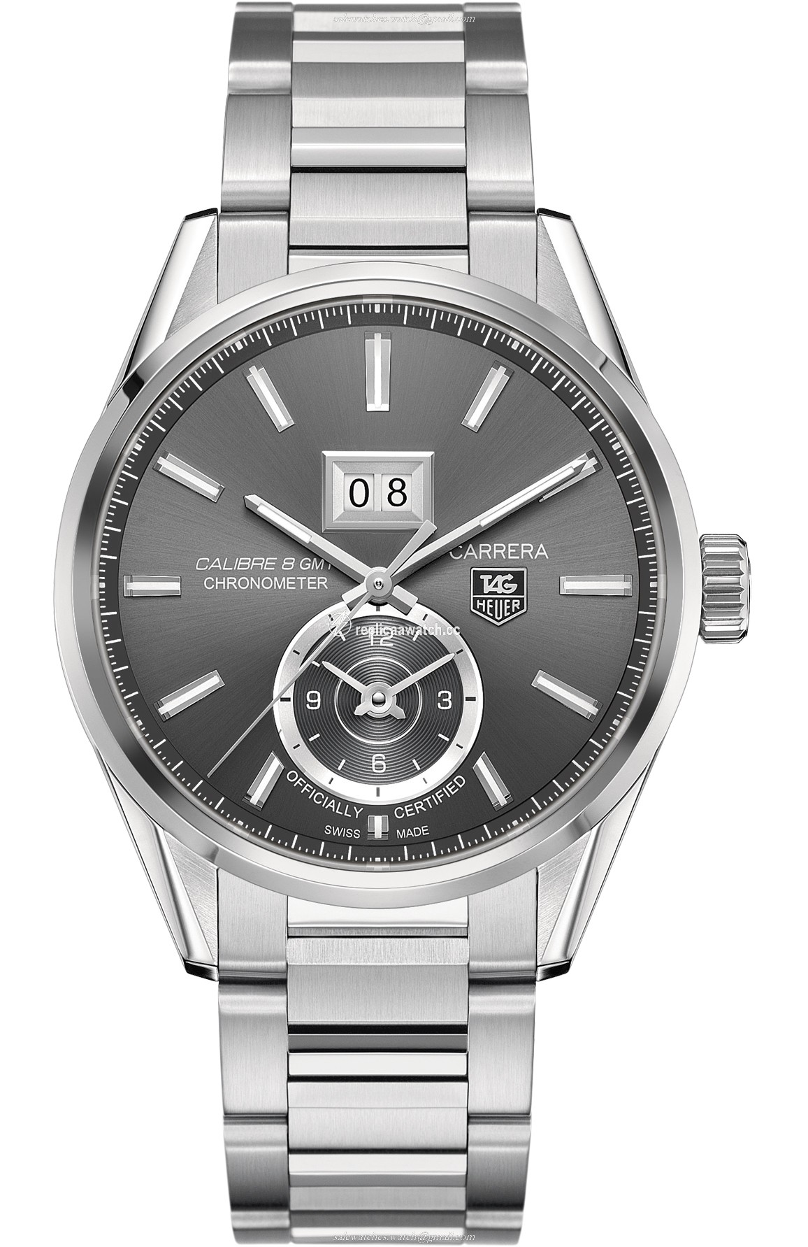 WAR5012.BA0723 TAG Heuer Carrera GMT and Grande Date Automatic