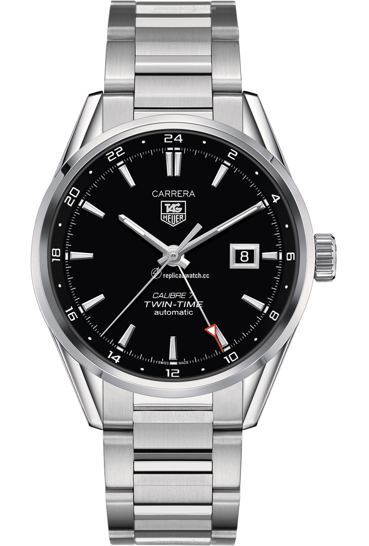 WAR2010.BA0723 TAG Heuer Carrera Twin Time Automatic