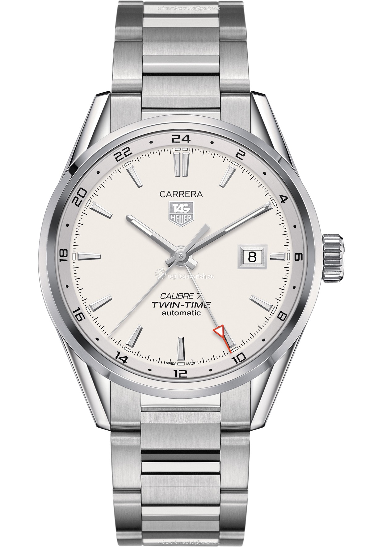 WAR2011.BA0723 TAG Heuer Carrera Twin Time Automatic