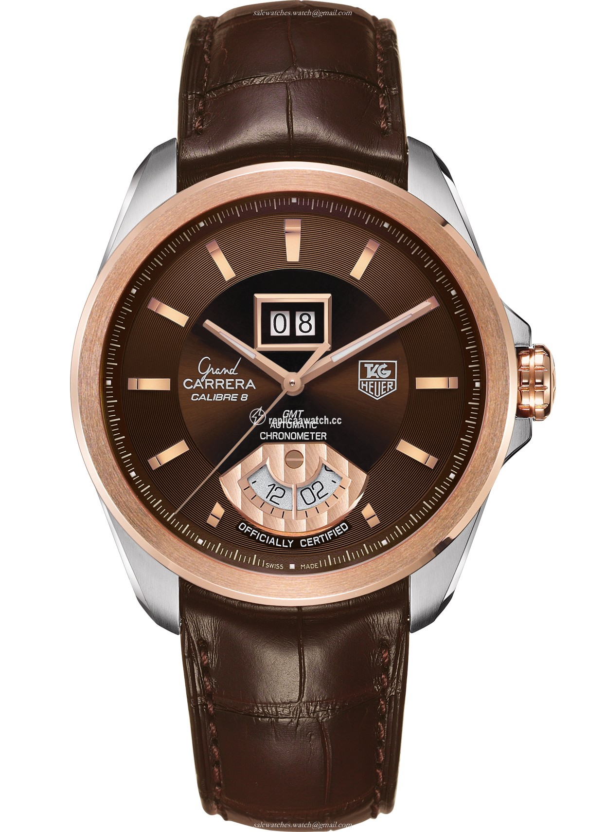 WAV5153.FC6231 TAG Heuer Grand Carrera Grande Date and GMT