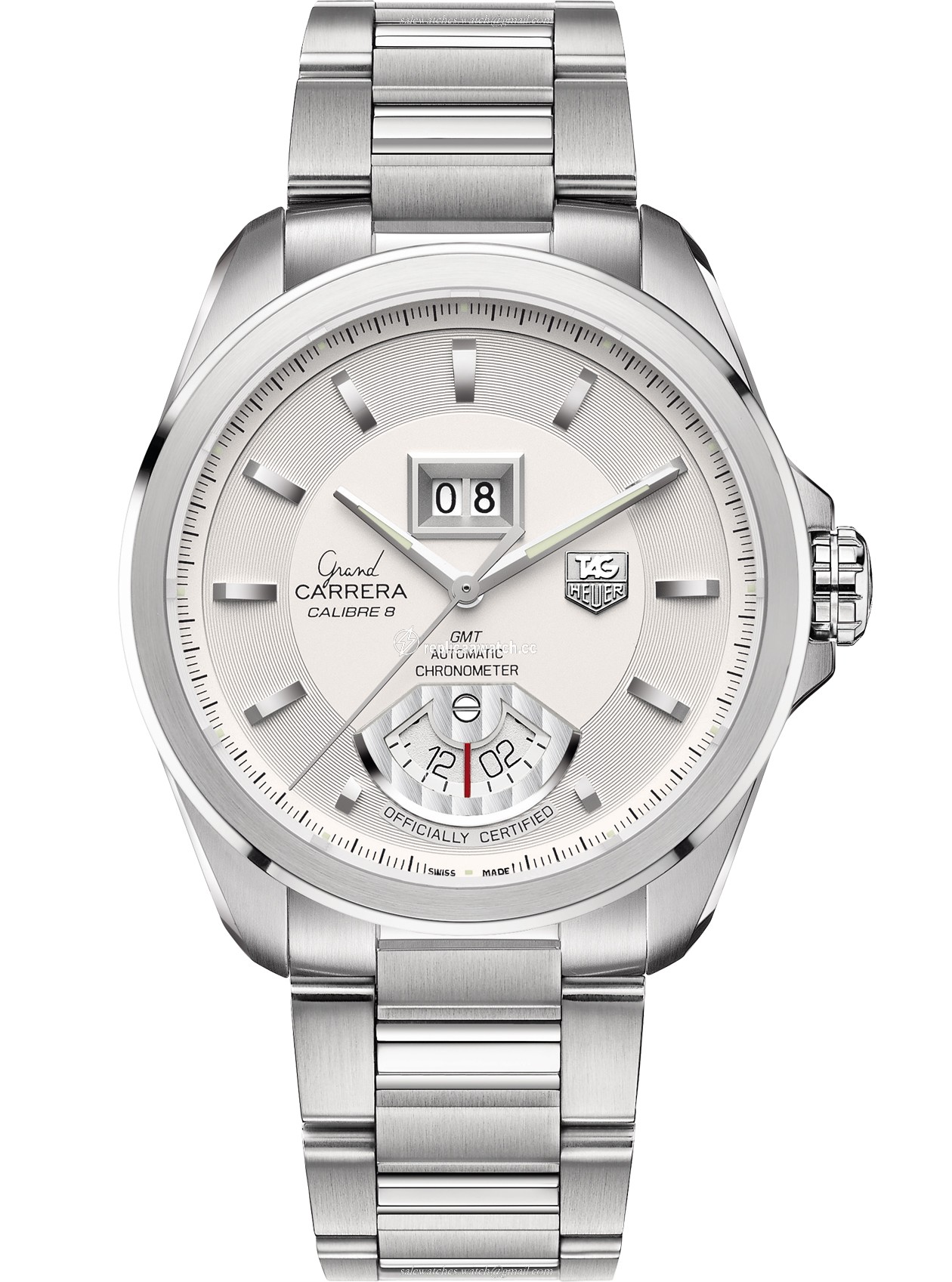 WAV5112.BA0901 TAG Heuer Grand Carrera Grande Date and GMT Automatic watch