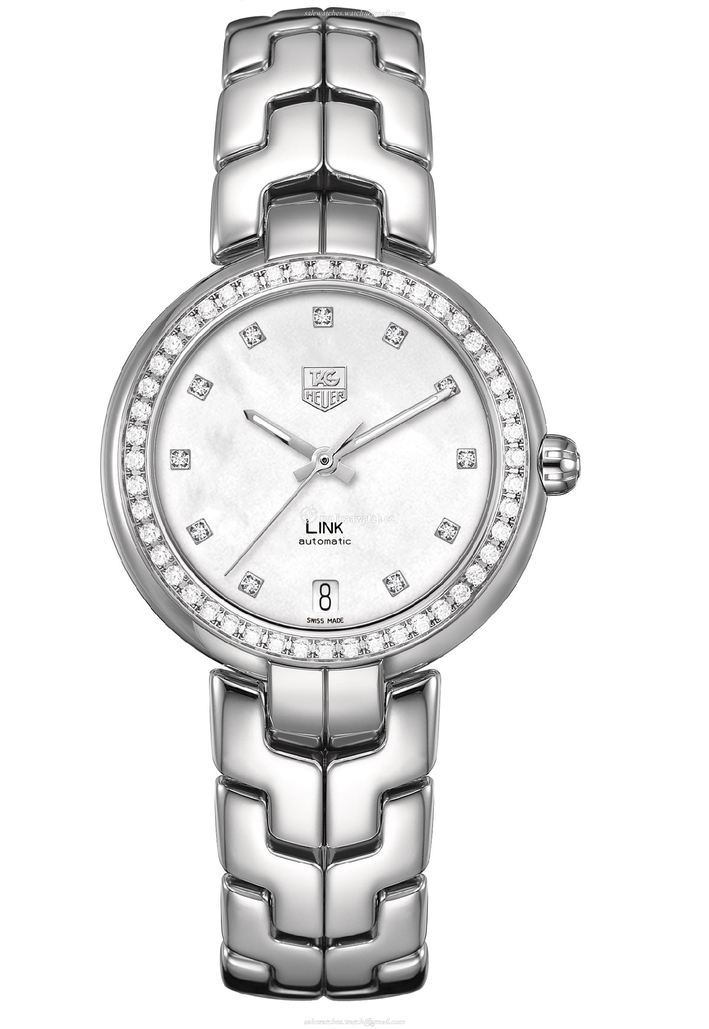 WAT2314.BA0956 TAG Heuer Link Diamond Dial Diamond Bezel