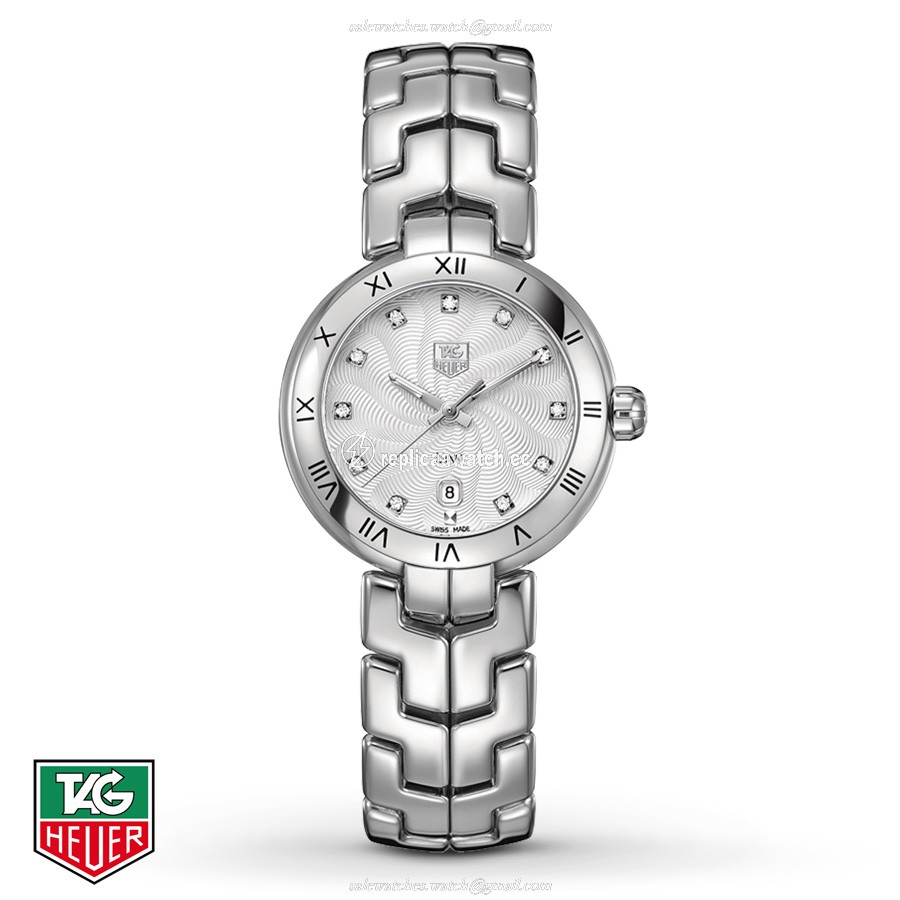 WAT1411.BA0954 TAG Heuer Link Diamond Dial Roman Numeral Bezel
