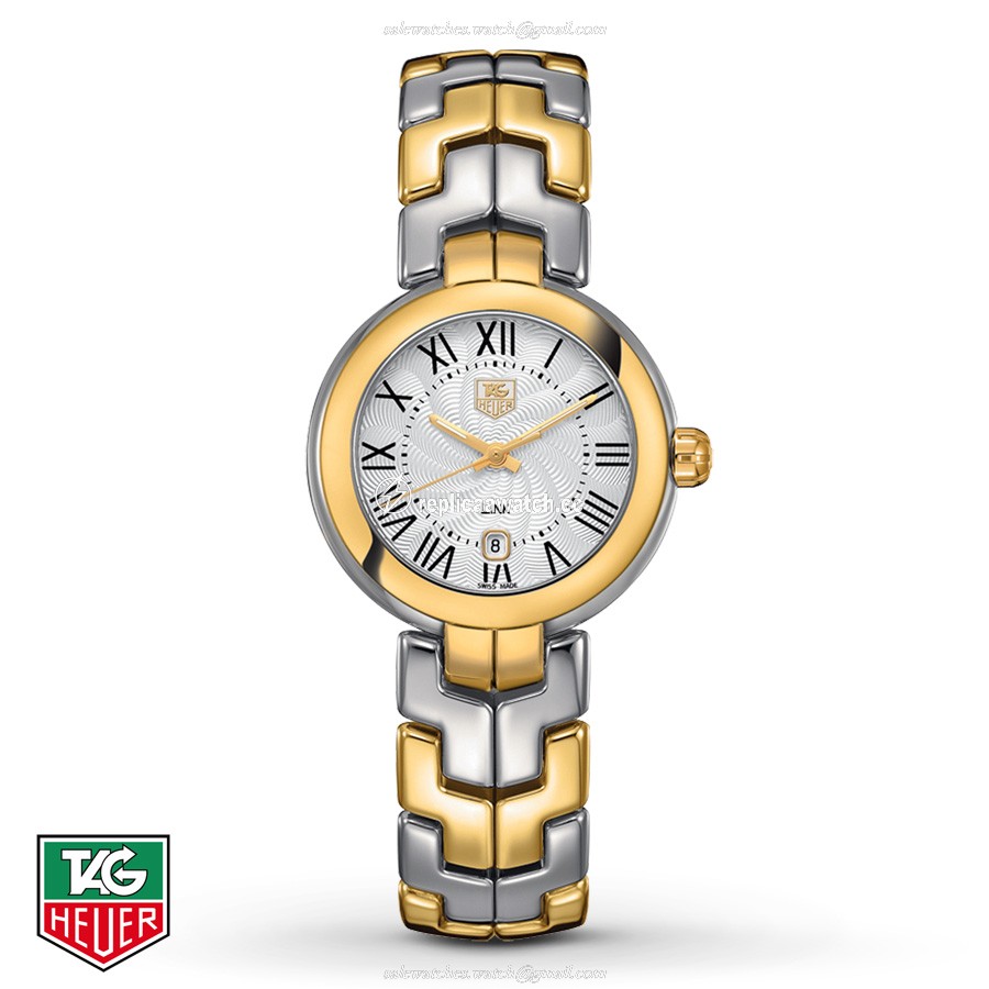 WAT1452.BB0955 TAG Heuer Link Roman Numeral Dial Steel and Gold