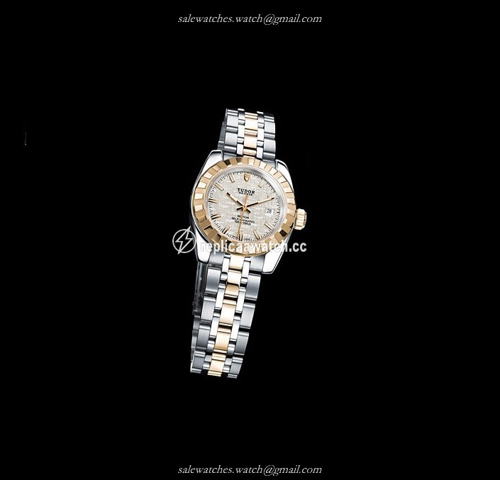 22013-62543 Tudor Classic Ladies Date Gold/Silver Mosa Index