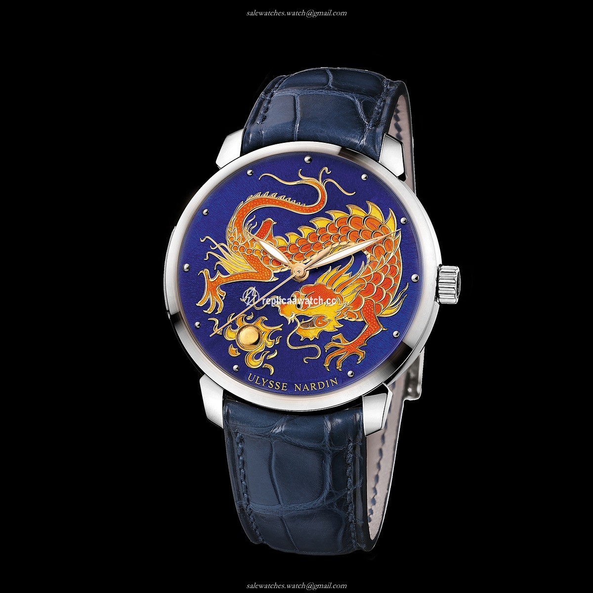 8150-111-2/DRAGON Ulysse Nardin Classical - Classico Enamel Limited Edition
