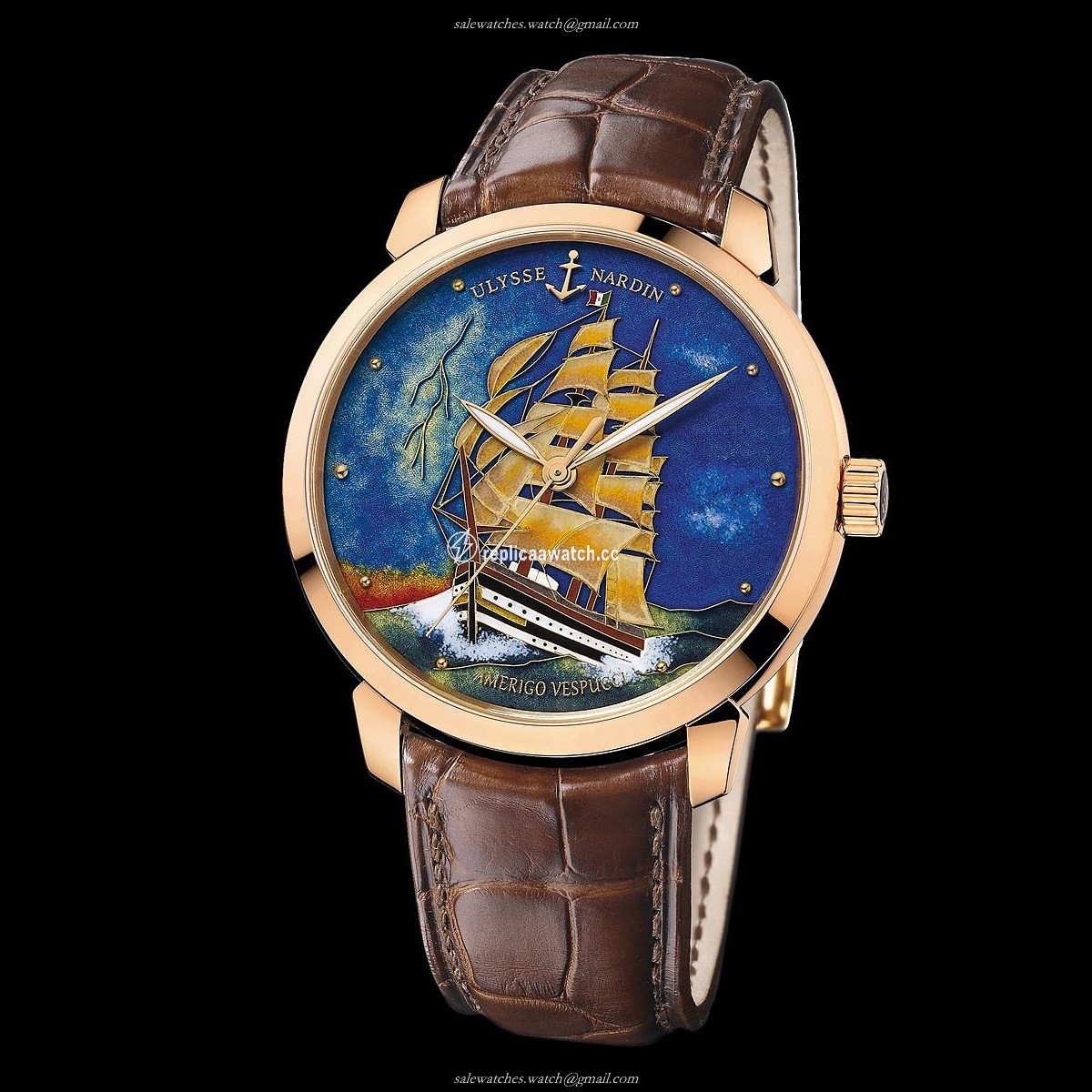 8156-111-2/AV Ulysse Nardin Classical - Classico Enamel Limited Edition