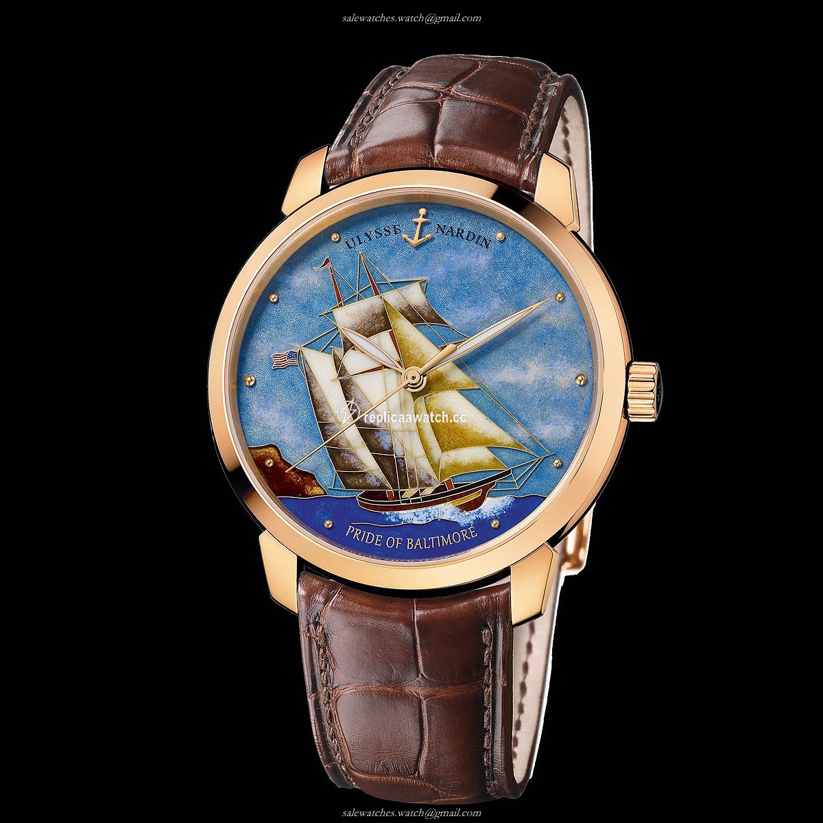8156-111-2/BALT Ulysse Nardin Classical - Classico Enamel Limited Edition