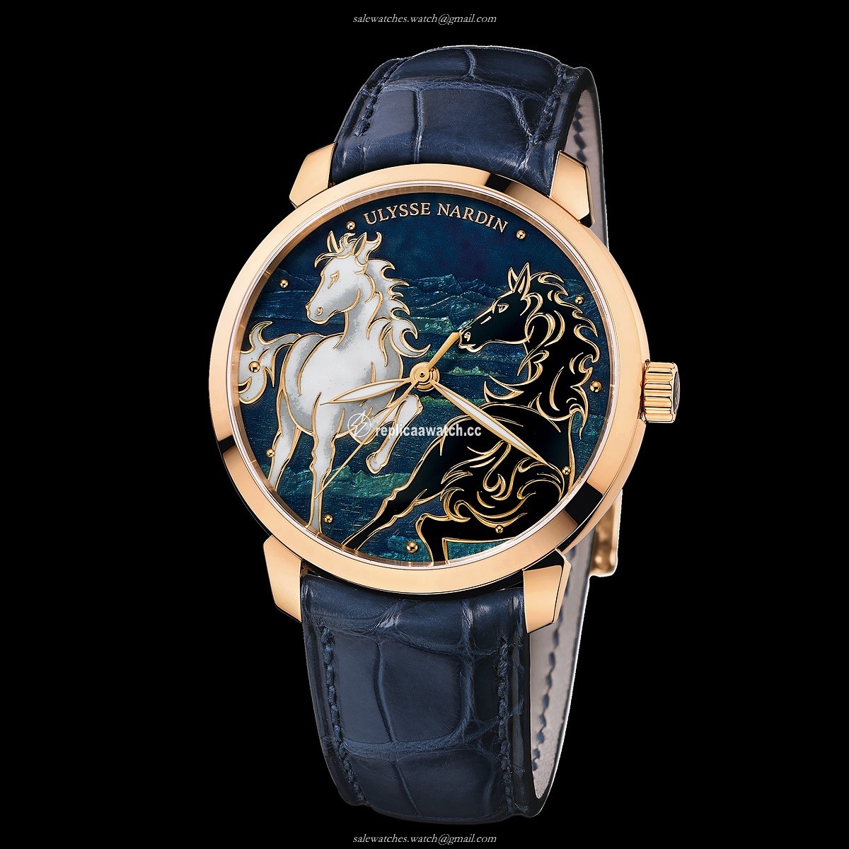 8156-111-2/CHEVAL Ulysse Nardin Classical - Classico Enamel Limited Edition