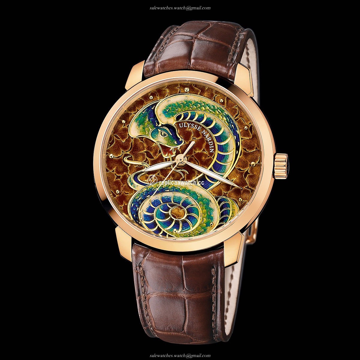 8156-111-2/SNAKE Ulysse Nardin Classical - Classico Enamel Limited Edition
