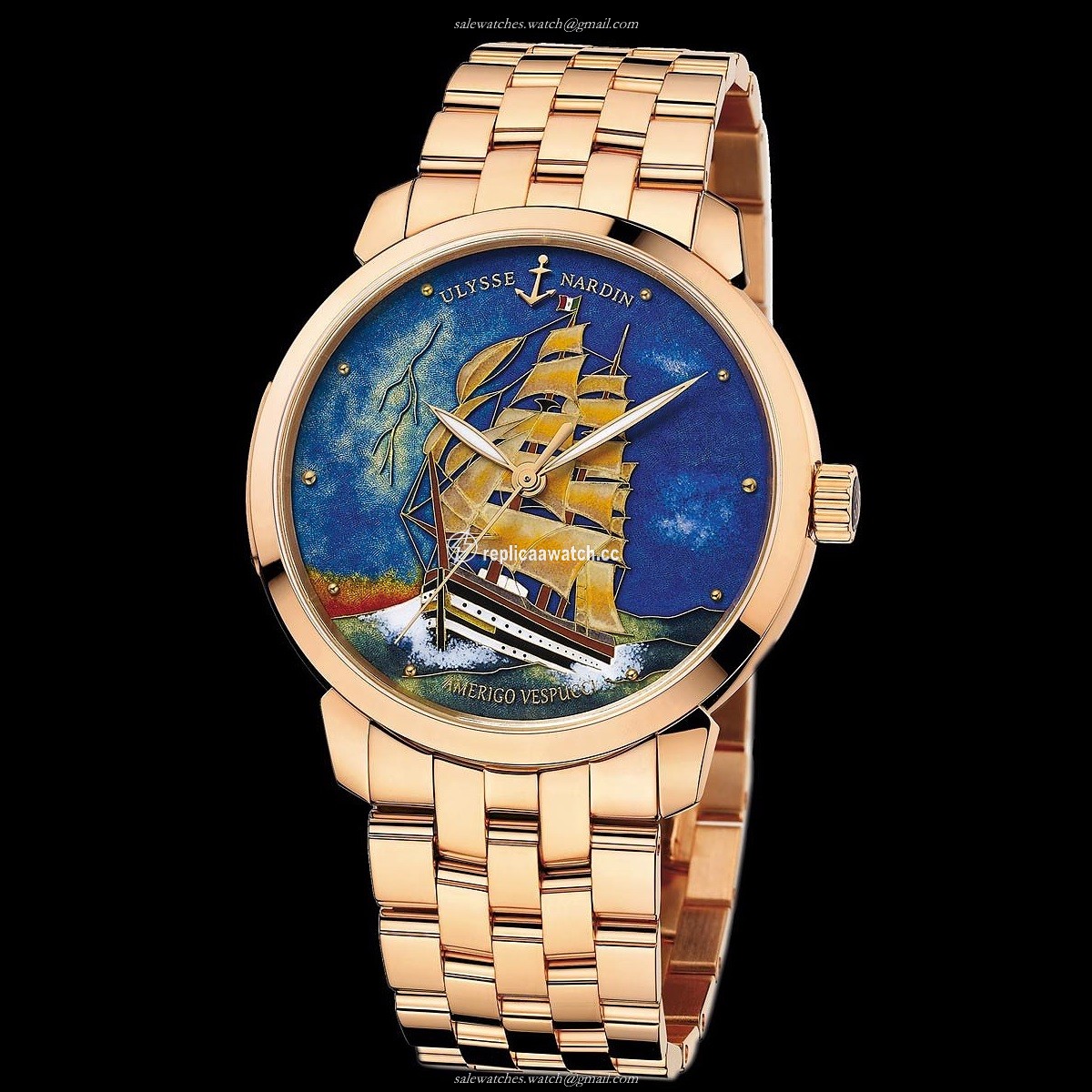 8156-111-8/AV Ulysse Nardin Classical - Classico Enamel Limited Edition