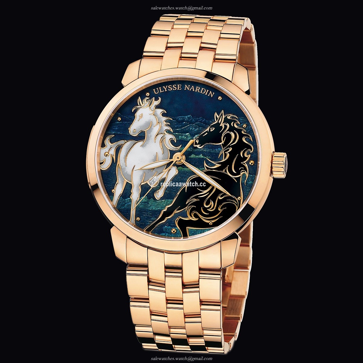8156-111-8/CHEVAL Ulysse Nardin Classical - Classico Enamel Limited Edition