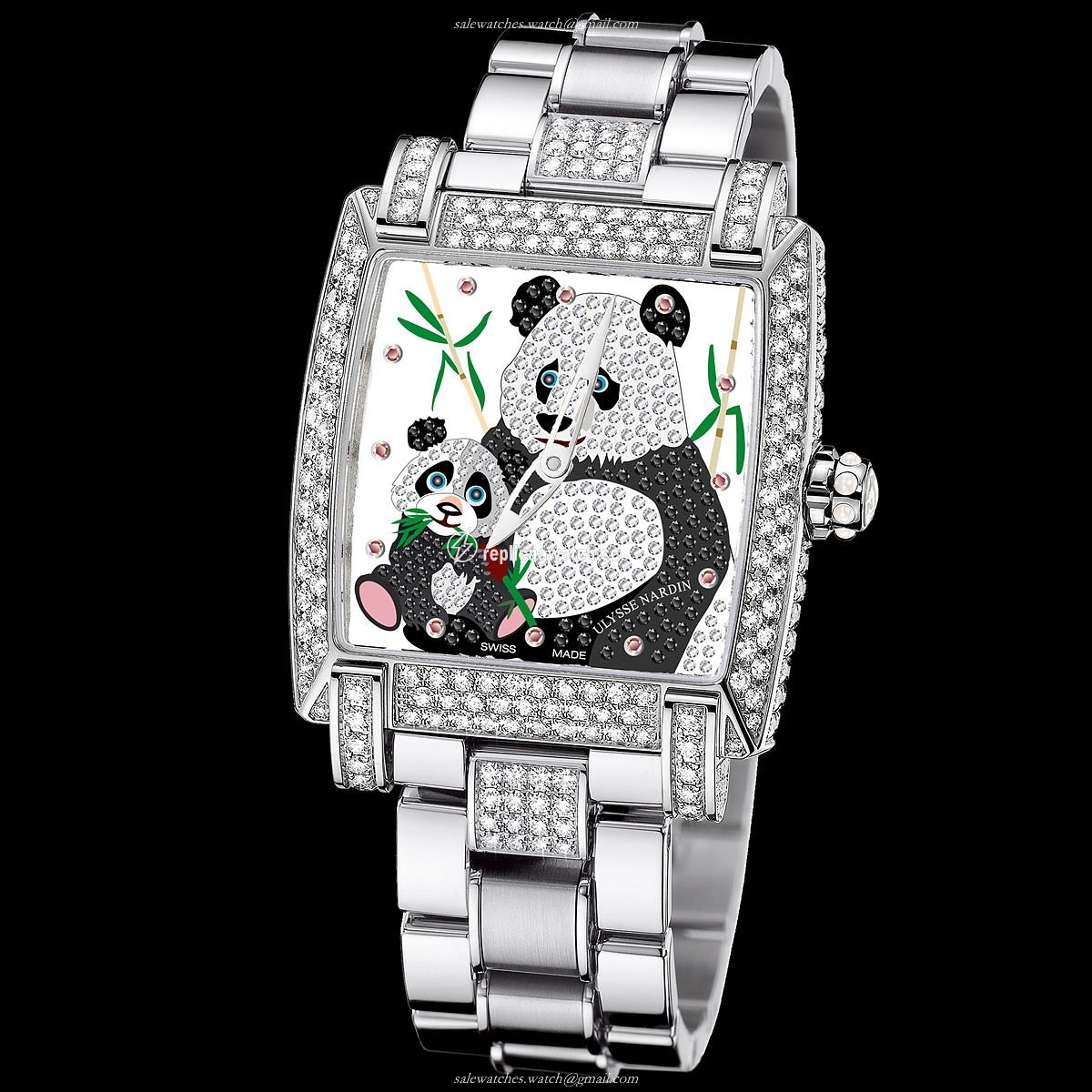 130-91FC-8C/PANDA Ulysse Nardin Classical Ladies - Caprice Panda Limited Edition