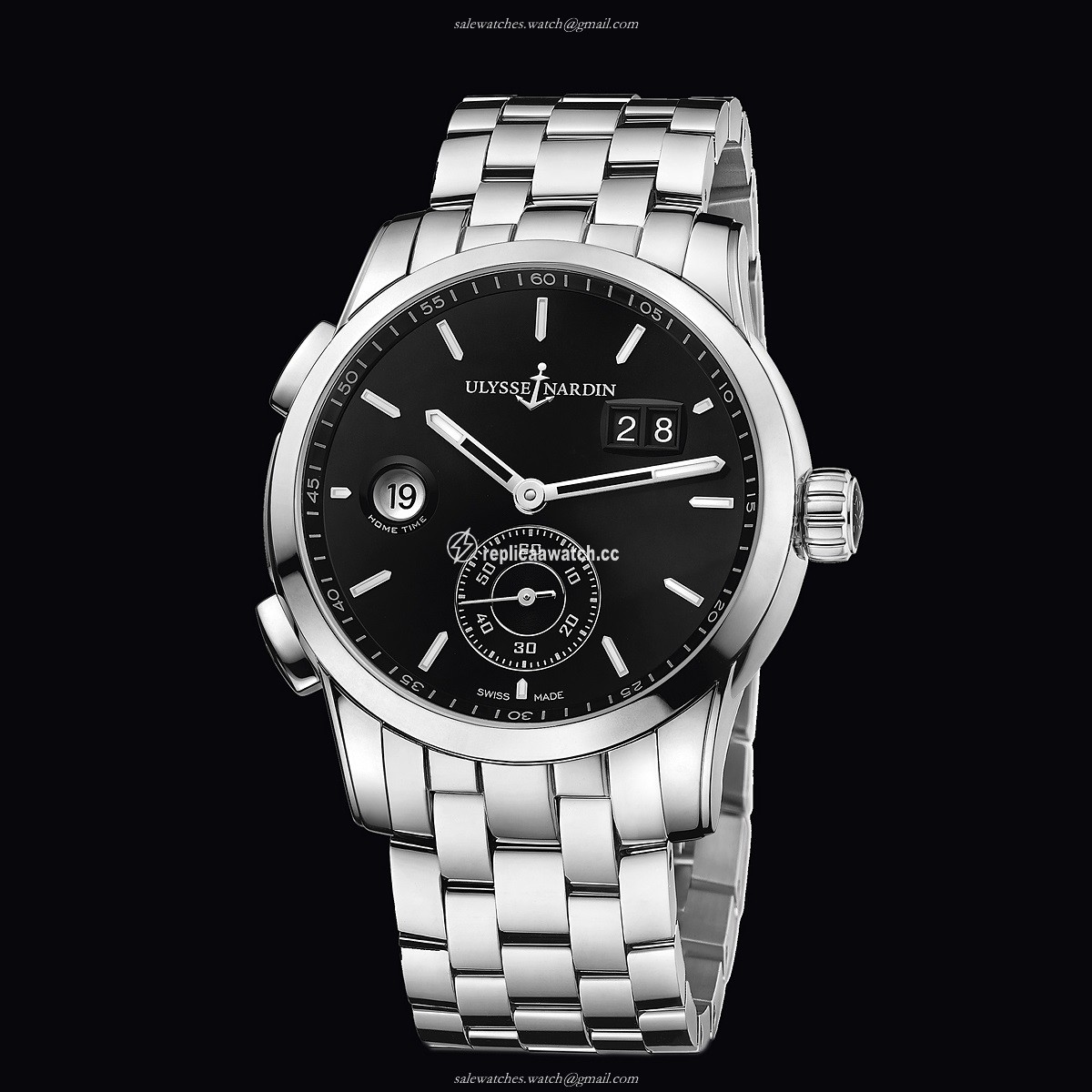 3343-126-7/92 Ulysse Nardin Functional - Dual Time Manufacture