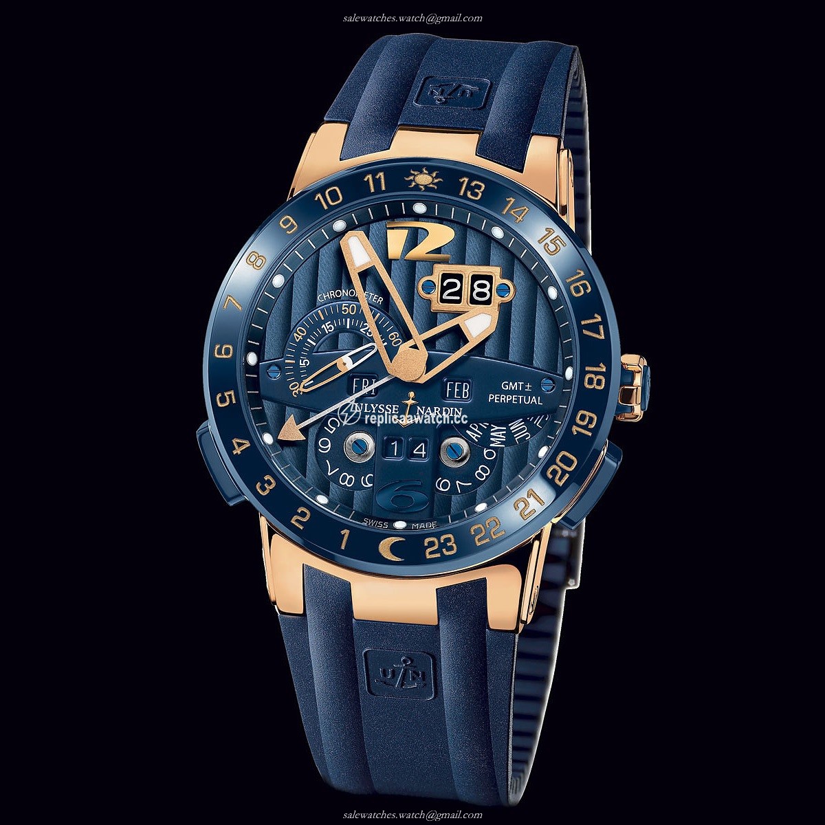 326-00-3/BQ Ulysse Nardin Functional El Toro / Black Toro