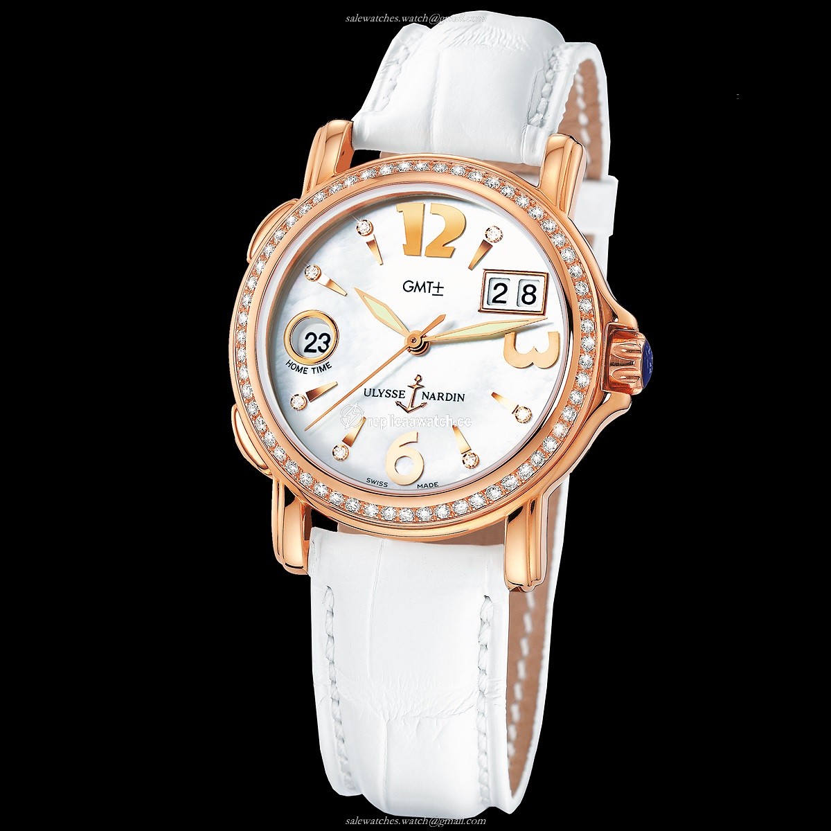 226-28B/691 Ulysse Nardin Functional Ladies - Dual Time Lady