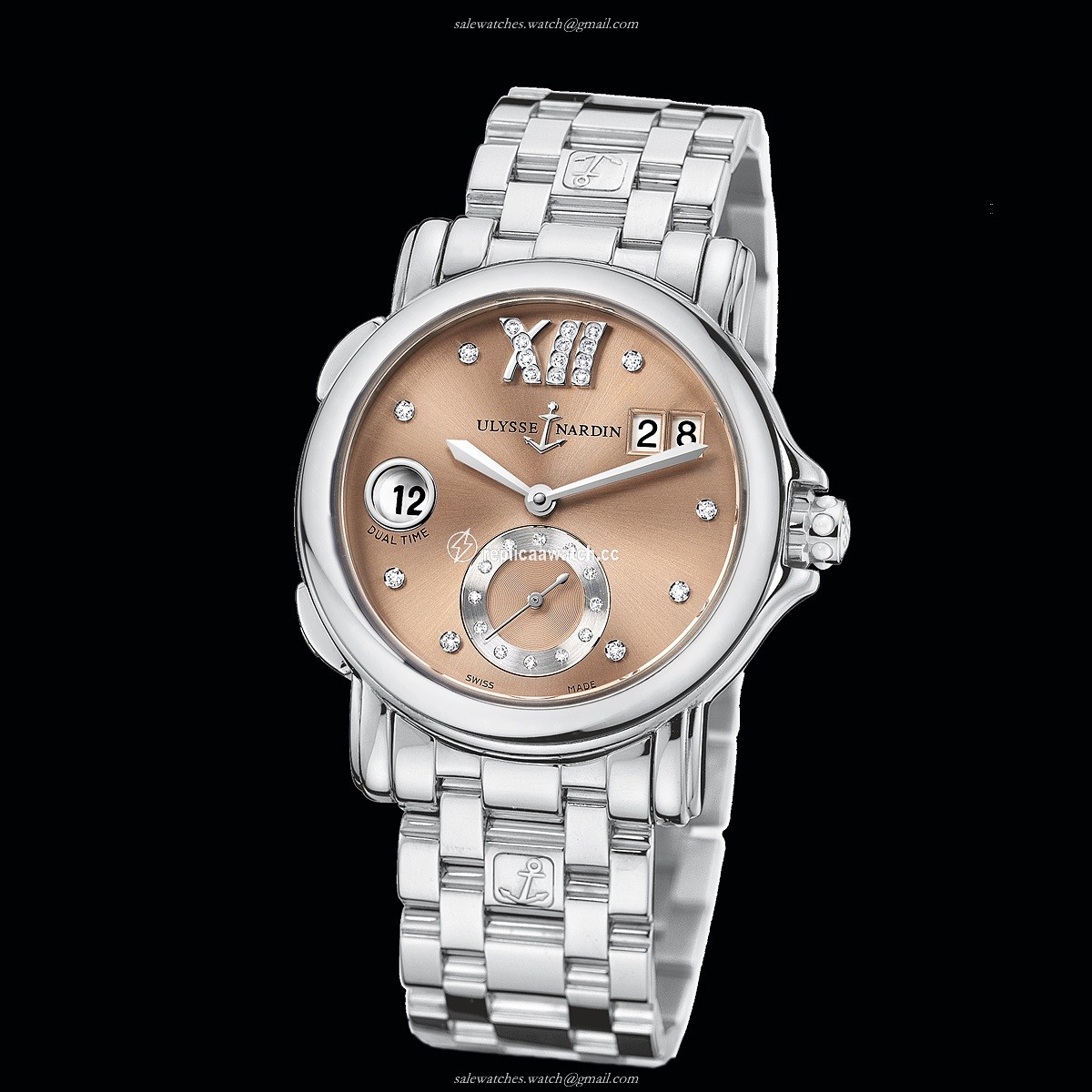 243-22-7/30-09 Ulysse Nardin Functional Ladies - Dual Time Lady