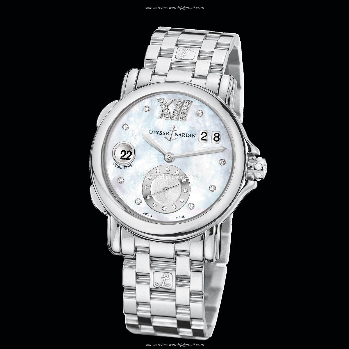 243-22-7/391 Ulysse Nardin Functional Ladies - Dual Time Lady
