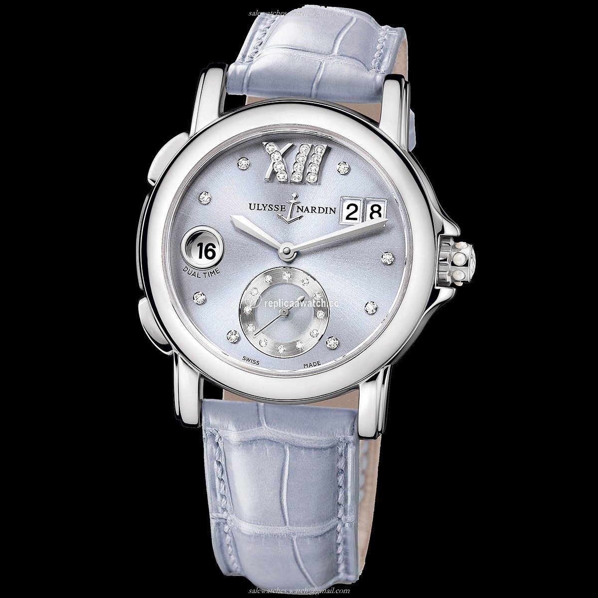243-22/30-07 Ulysse Nardin Functional Ladies - Dual Time Lady