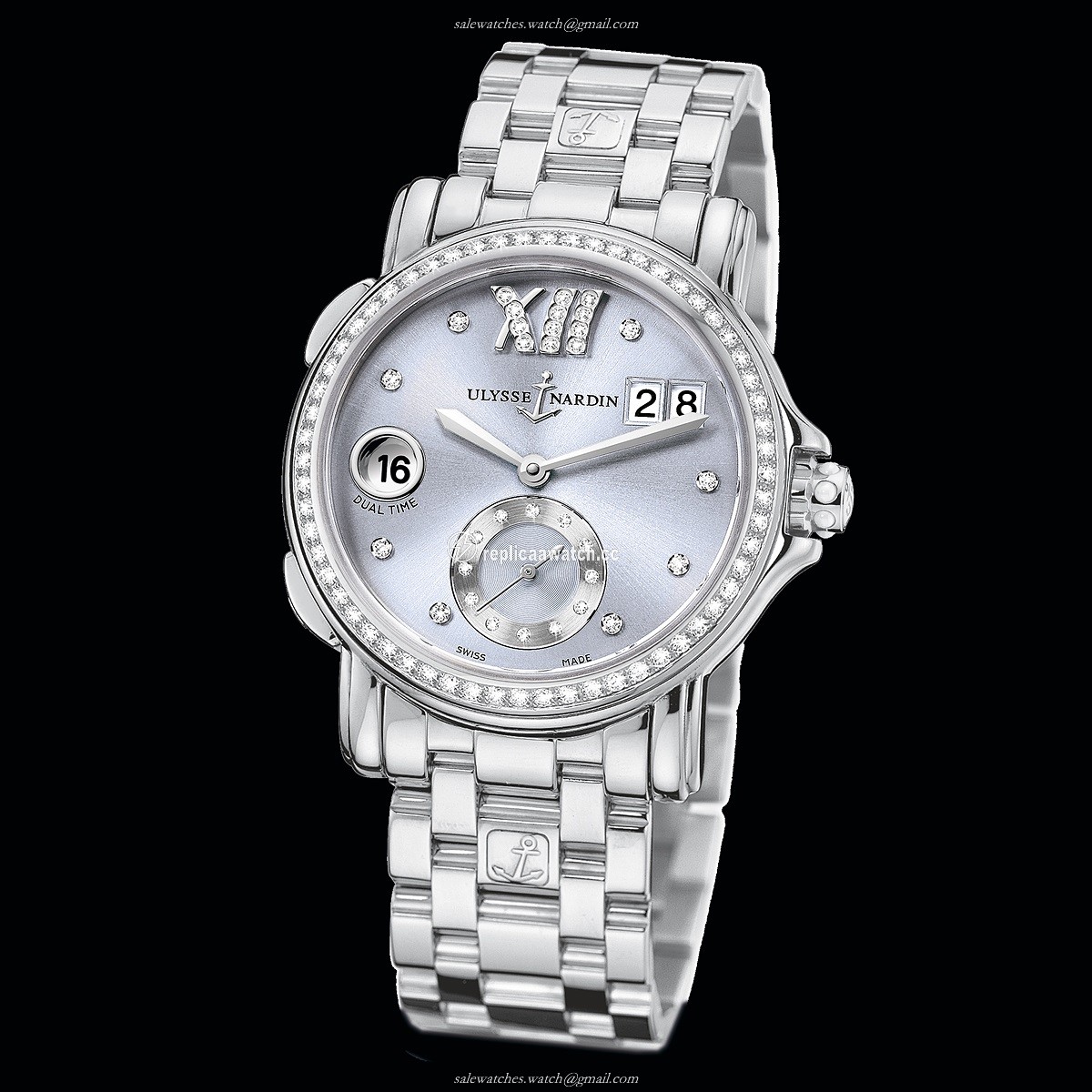 243-22B-7/30-07 Ulysse Nardin Functional Ladies - Dual Time Lady