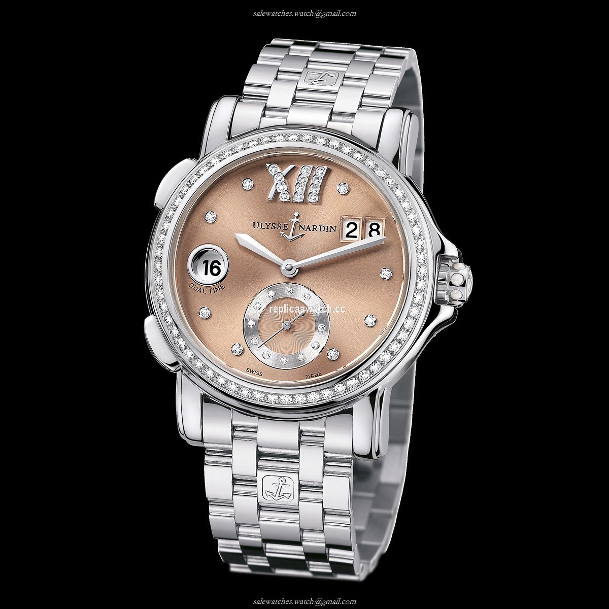 243-22B-7/30-09 Ulysse Nardin Functional Ladies - Dual Time Lady