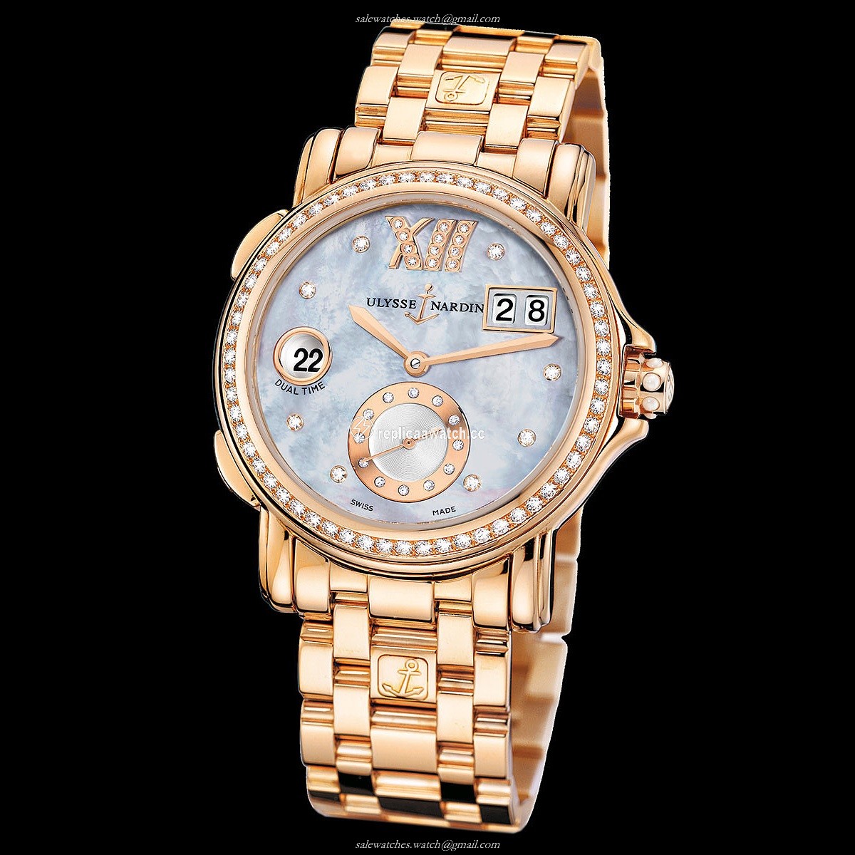 246-22B-8/392 Ulysse Nardin Functional Ladies - Dual Time Lady