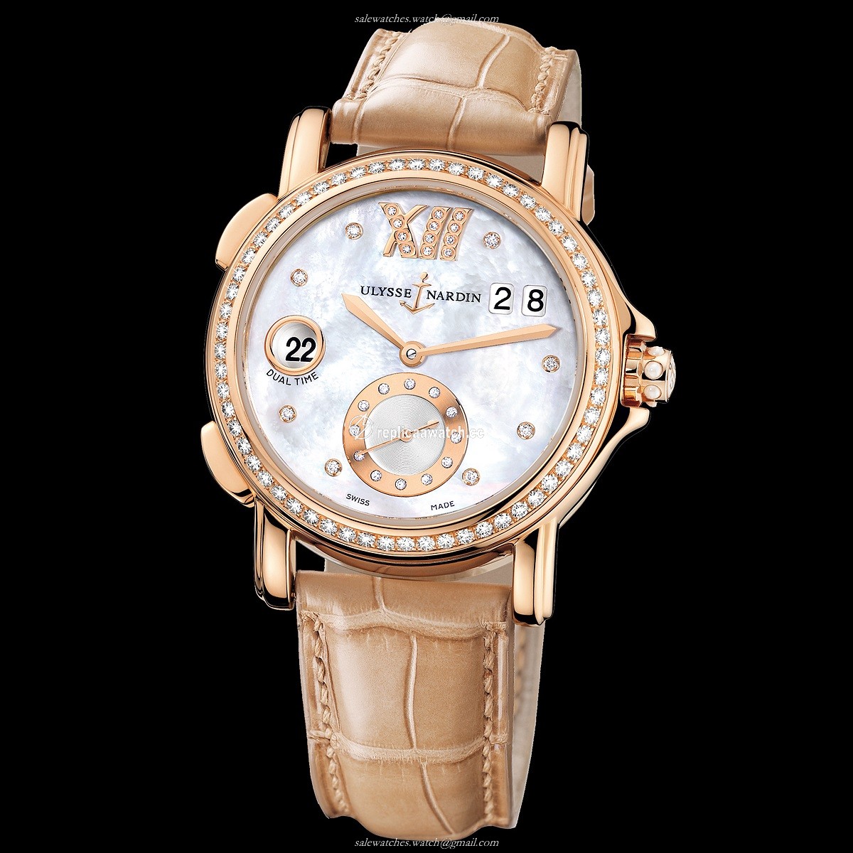 246-22B/391 Ulysse Nardin Functional Ladies - Dual Time Lady