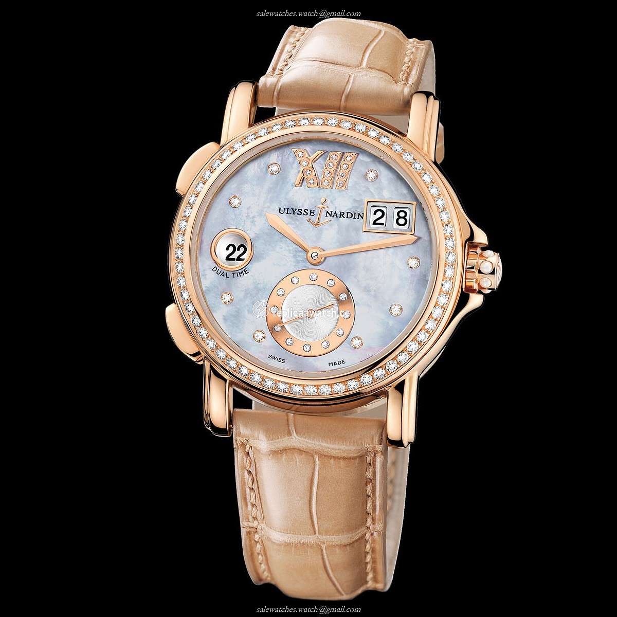 246-22B/392 Ulysse Nardin Functional Ladies - Dual Time Lady