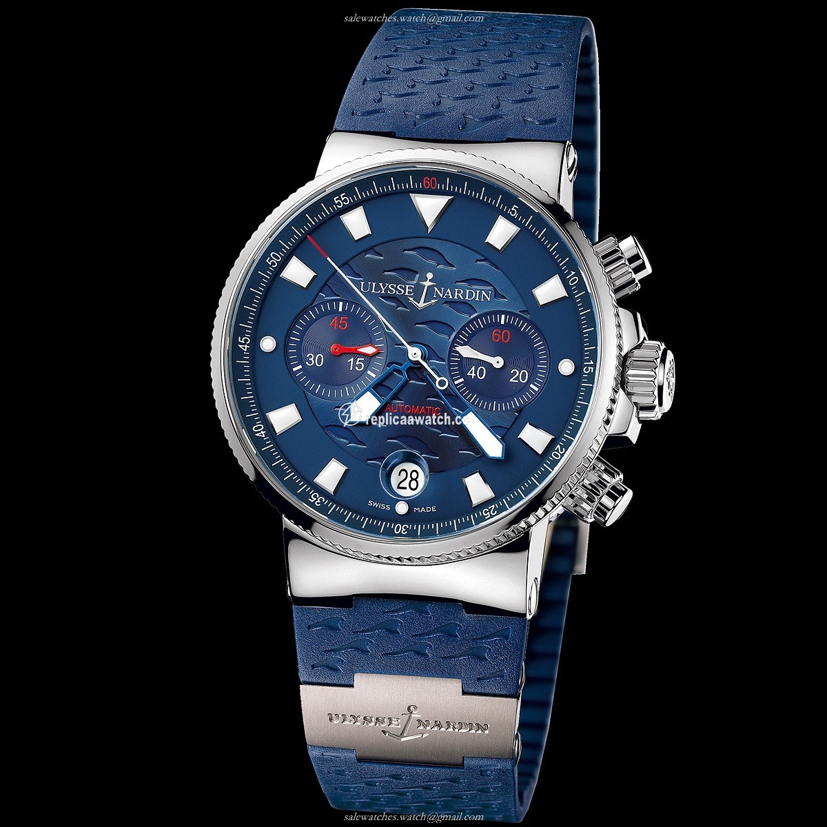 353-68LE-3 Ulysse Nardin Marine Chronograph
