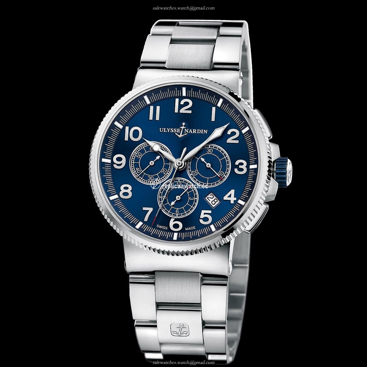 1503-150-7M/63 Ulysse Nardin Marine Chronograph Manufacture