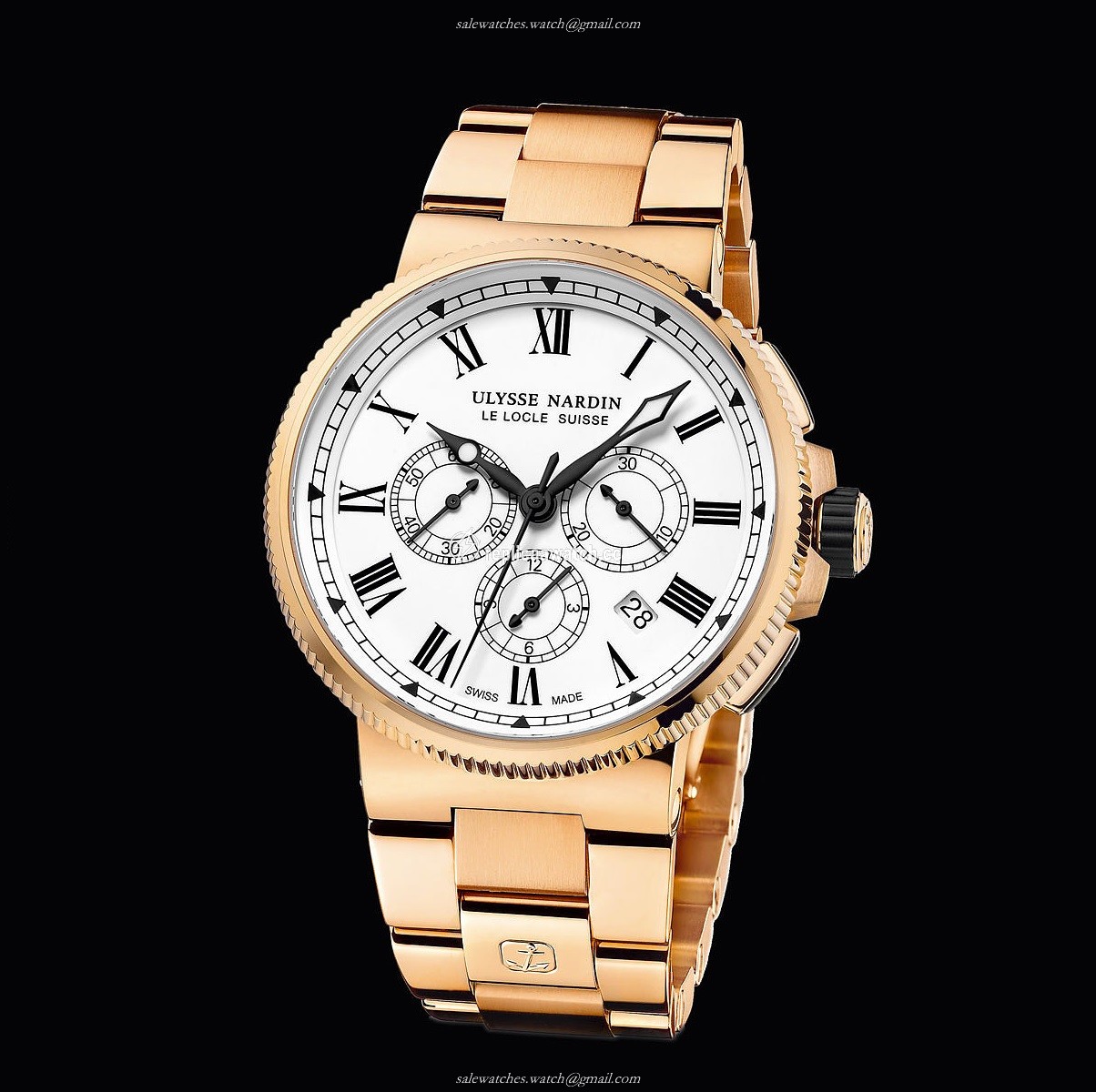1506-150LE-8M Ulysse Nardin Marine Chronograph Manufacture