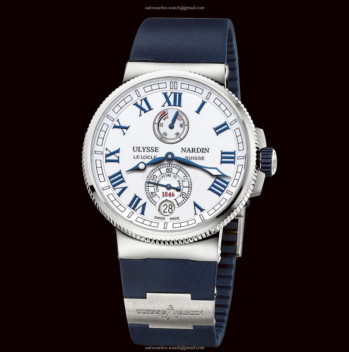 1183-126-3/40 Ulysse Nardin Marine Chronometer Manufacture