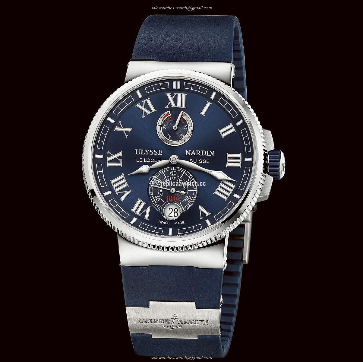 1183-126-3/43 Ulysse Nardin Marine Chronometer Manufacture