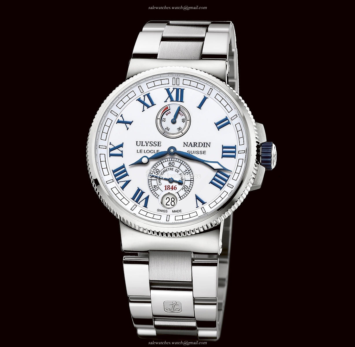 1183-126-7M/40 Ulysse Nardin Marine Chronometer Manufacture