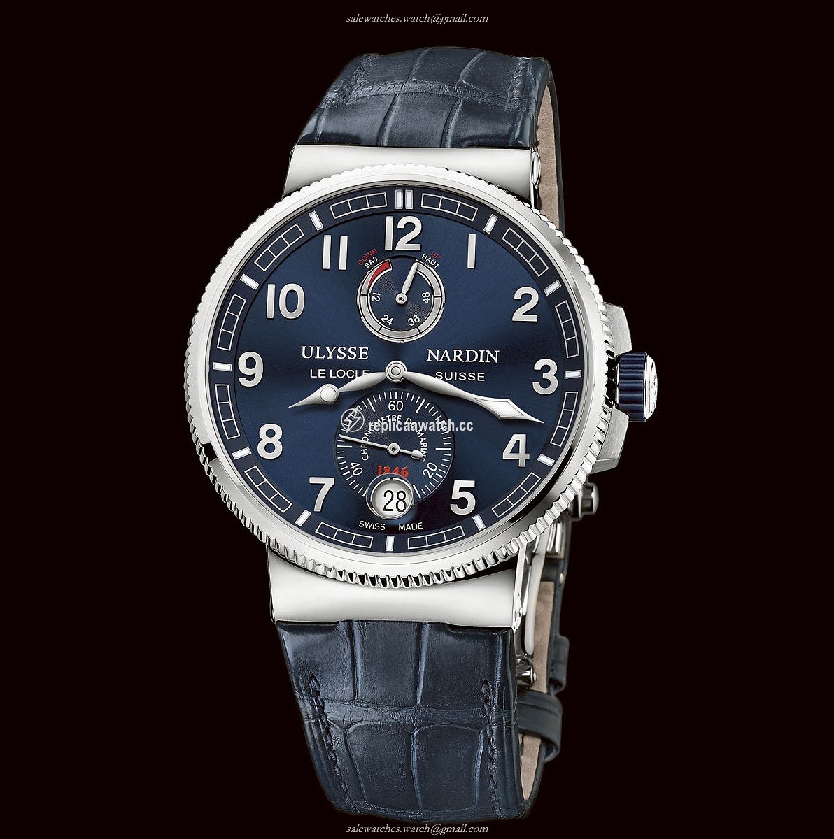 1183-126/63 Ulysse Nardin Marine Chronometer Manufacture