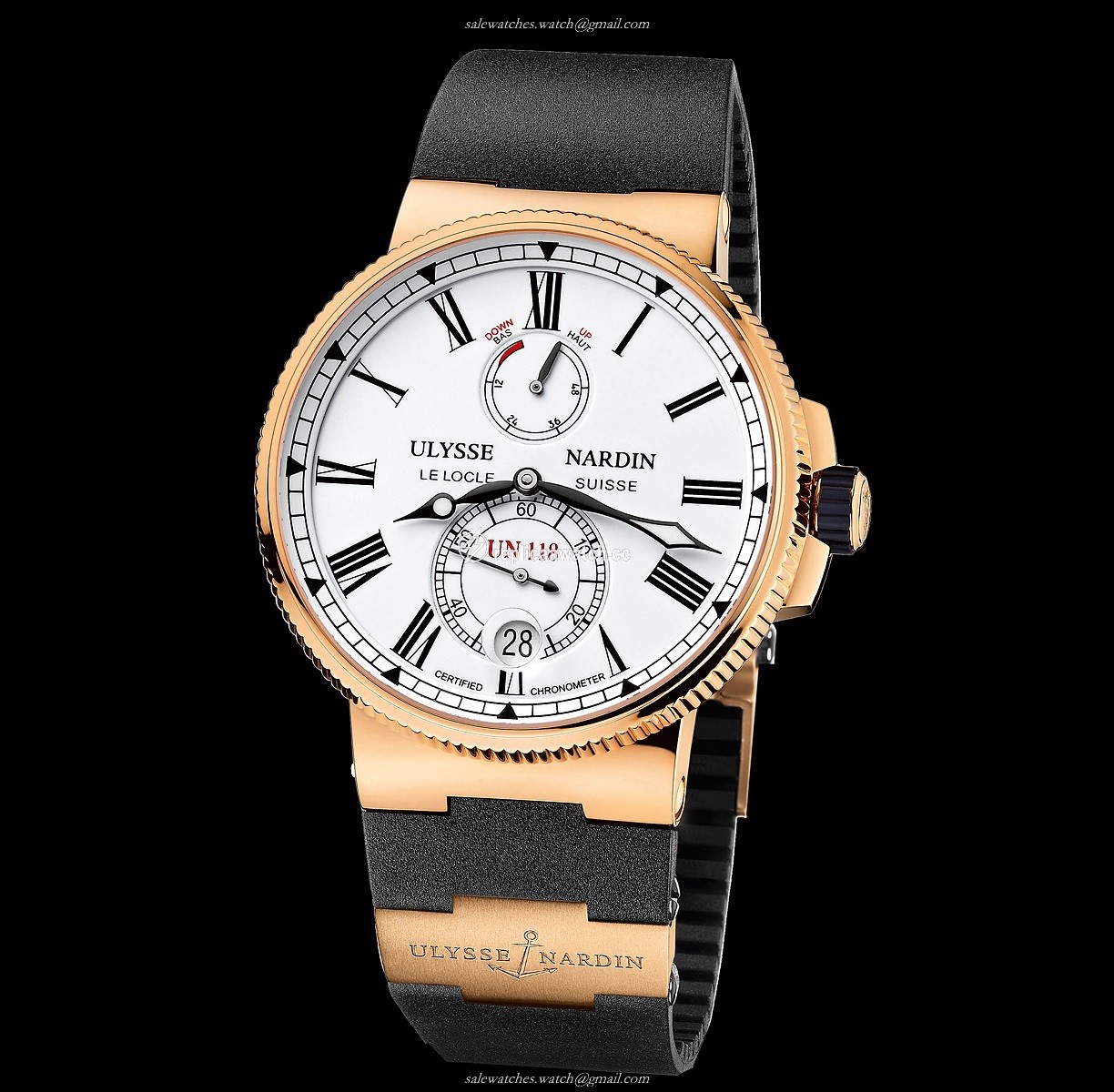 1186-122-3/40 Ulysse Nardin Marine Chronometer Manufacture