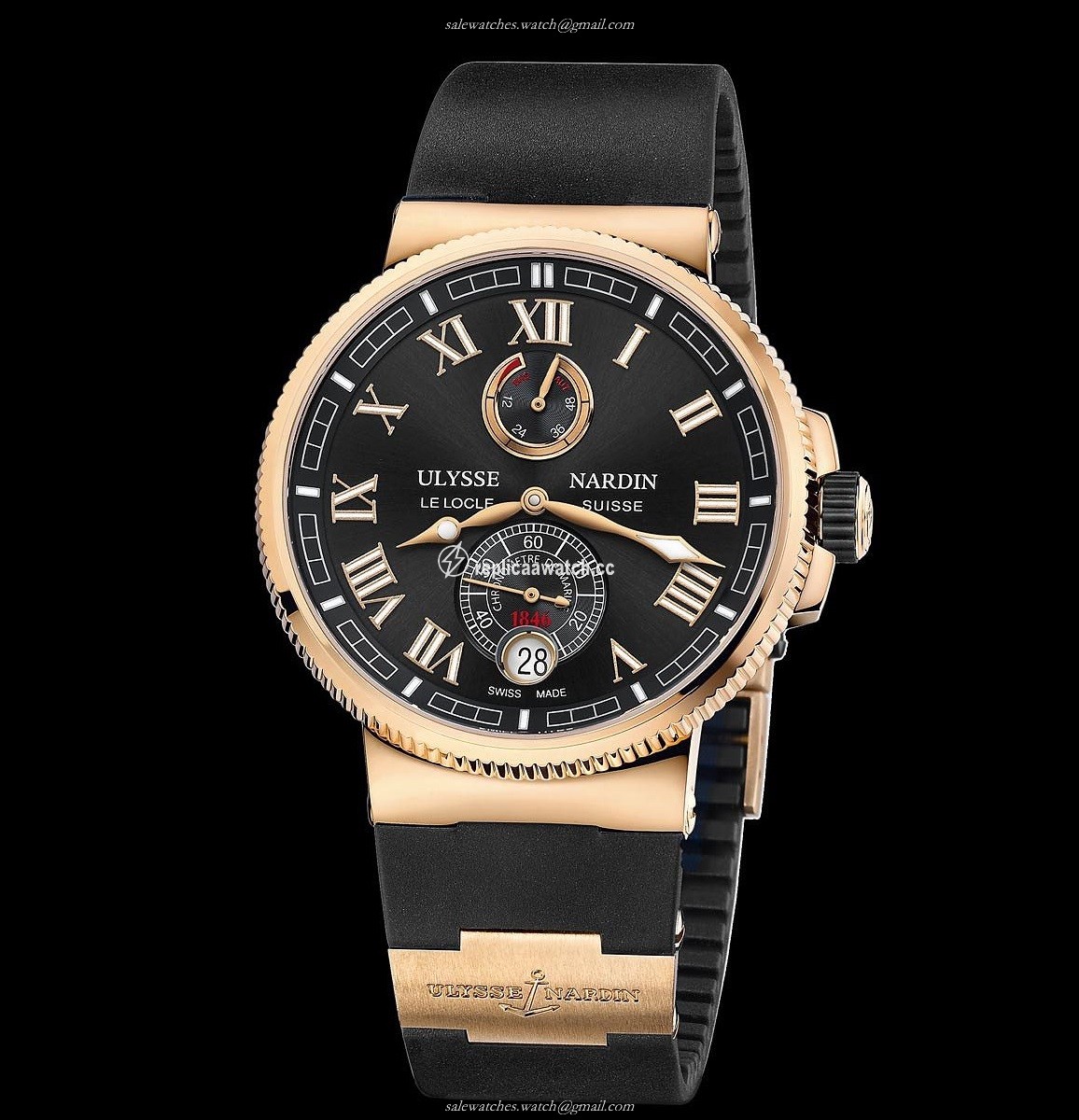 1186-126-3/42 Ulysse Nardin Marine Chronometer Manufacture