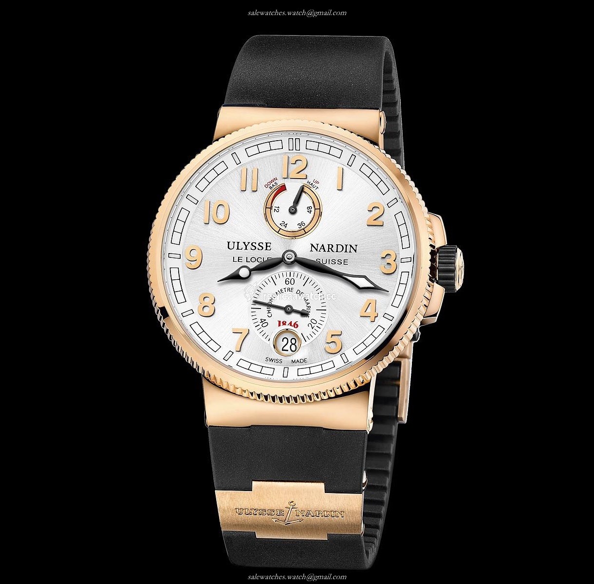 1186-126-3/61 Ulysse Nardin Marine Chronometer Manufacture