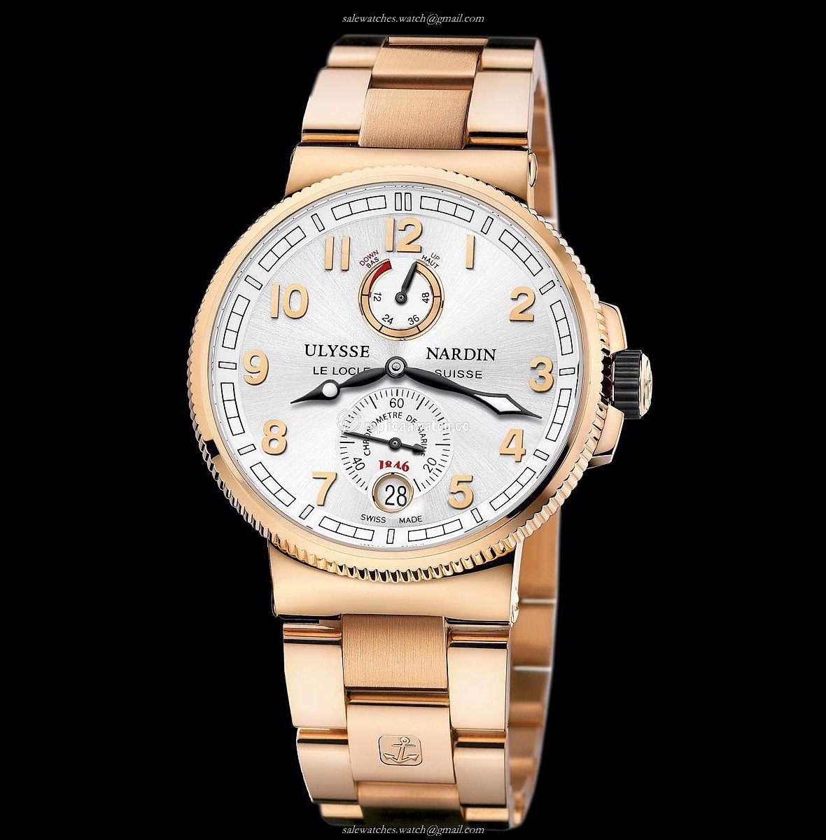1186-126-8M/61 Ulysse Nardin Marine Chronometer Manufacture