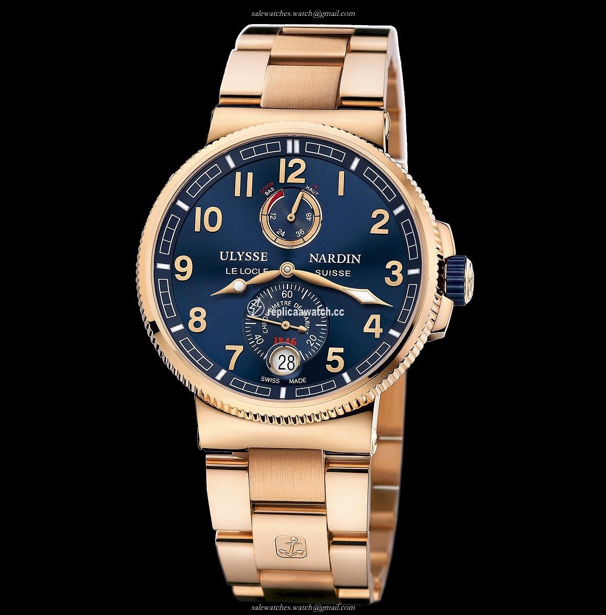 1186-126-8M/63 Ulysse Nardin Marine Chronometer Manufacture