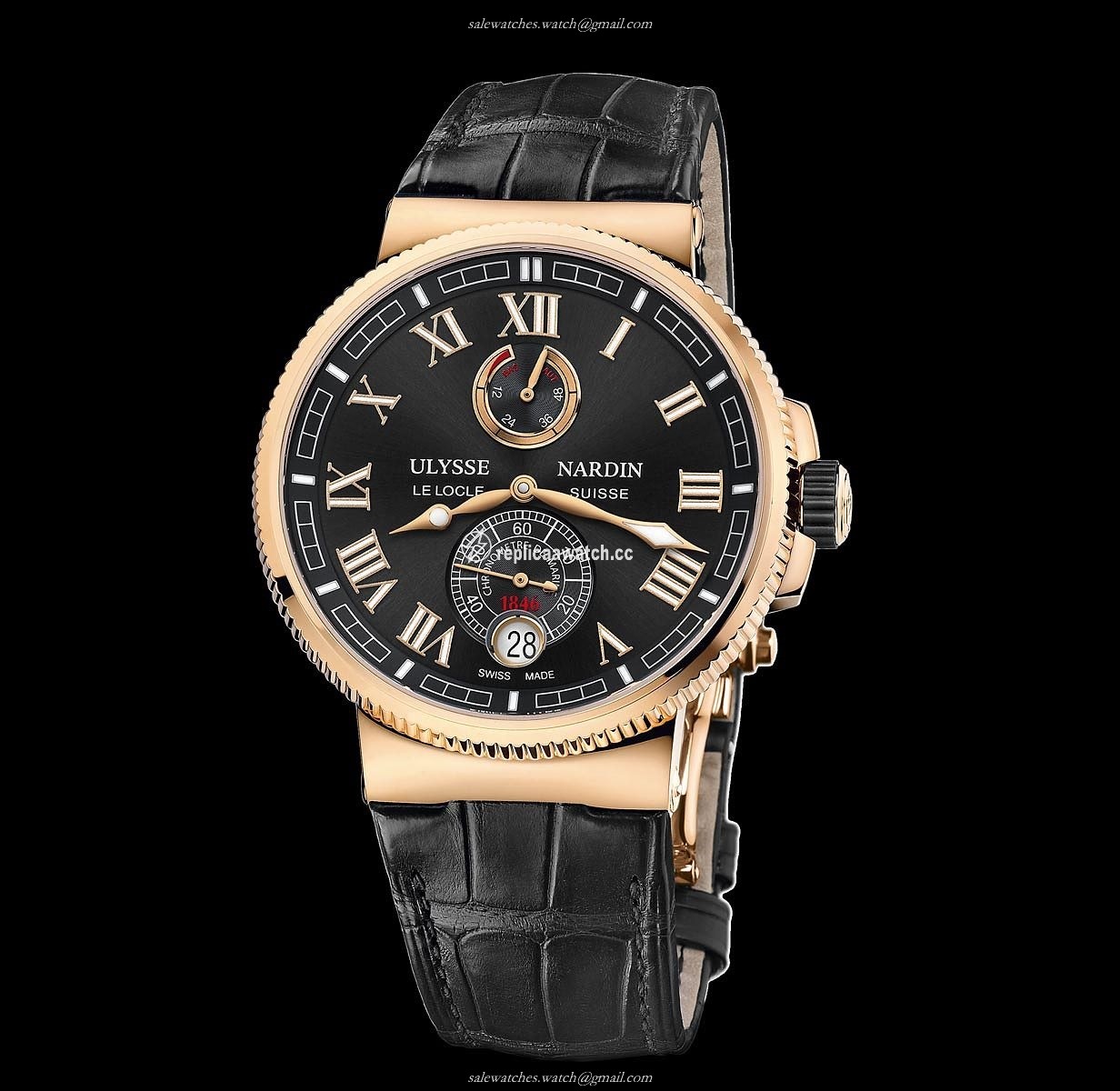 1186-126/42 Ulysse Nardin Marine Chronometer Manufacture