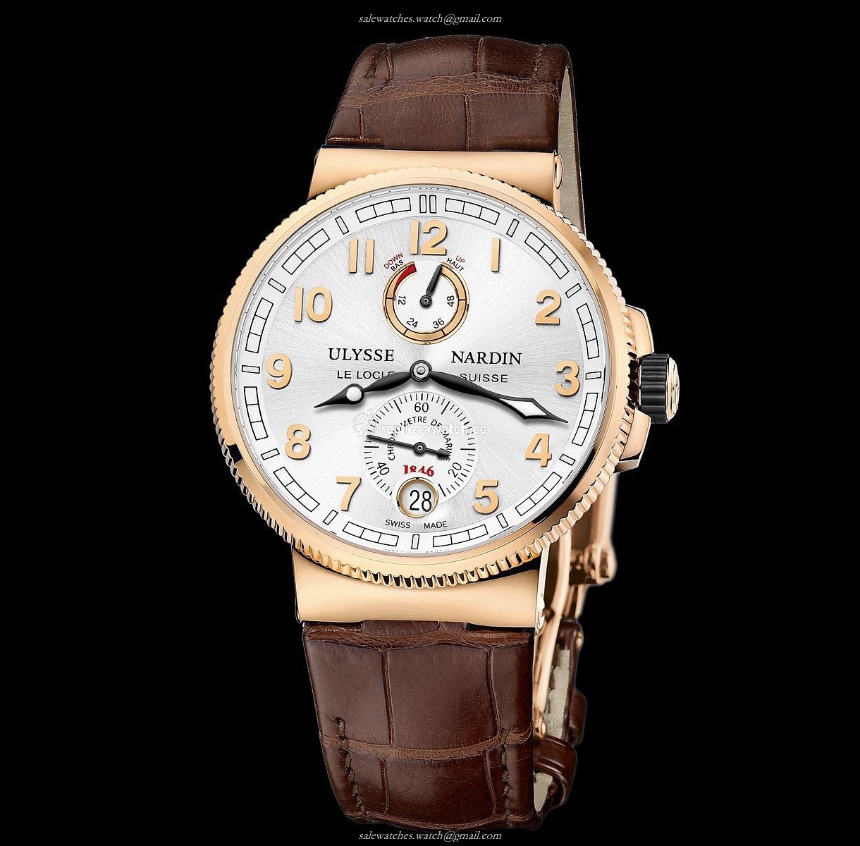 1186-126/61 Ulysse Nardin Marine Chronometer Manufacture
