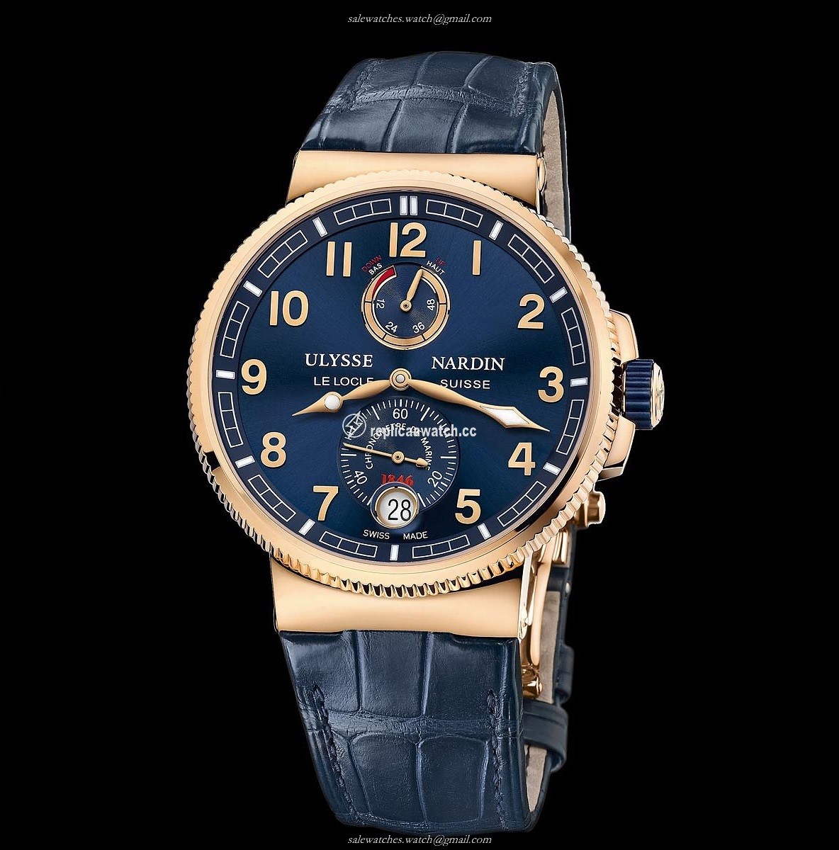 1186-126/63 Ulysse Nardin Marine Chronometer Manufacture