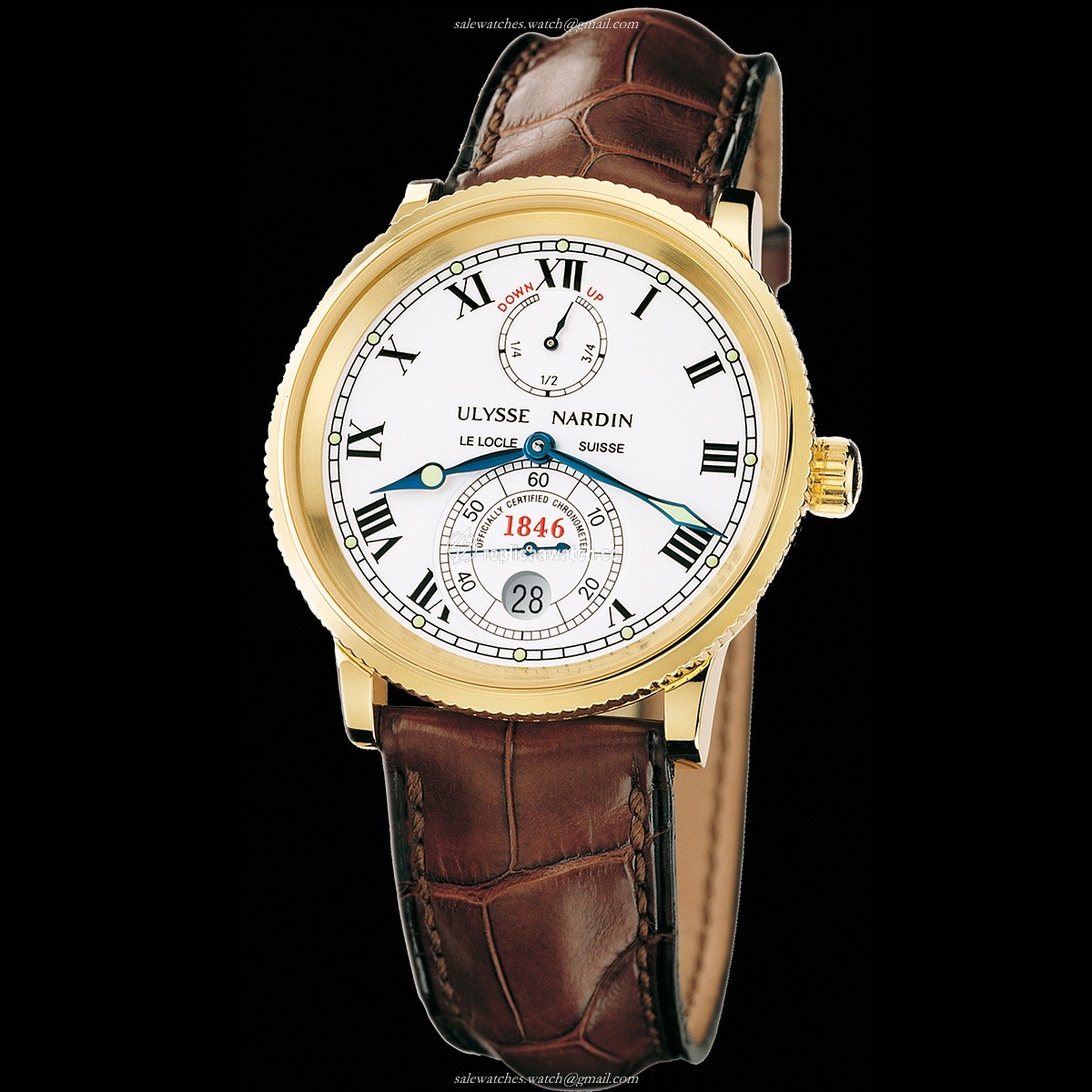 261-77/40GR Ulysse Nardin Marine Chronometer Manufacture