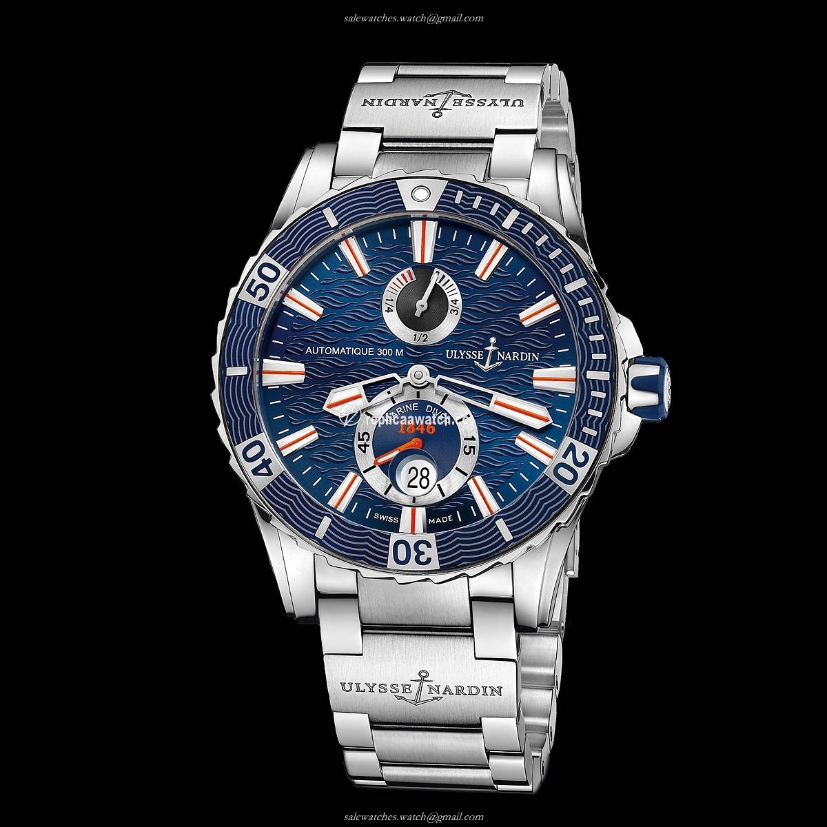 263-10LE-7M/953-BQ Ulysse Nardin Marine Diver