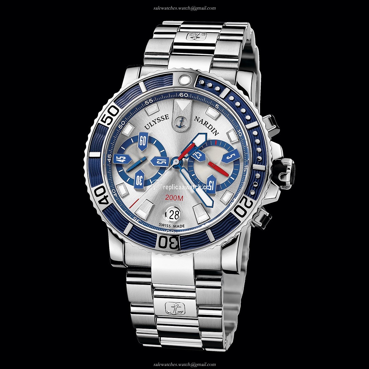 8003-102-7/91 Ulysse Nardin Marine Diver Chronograph