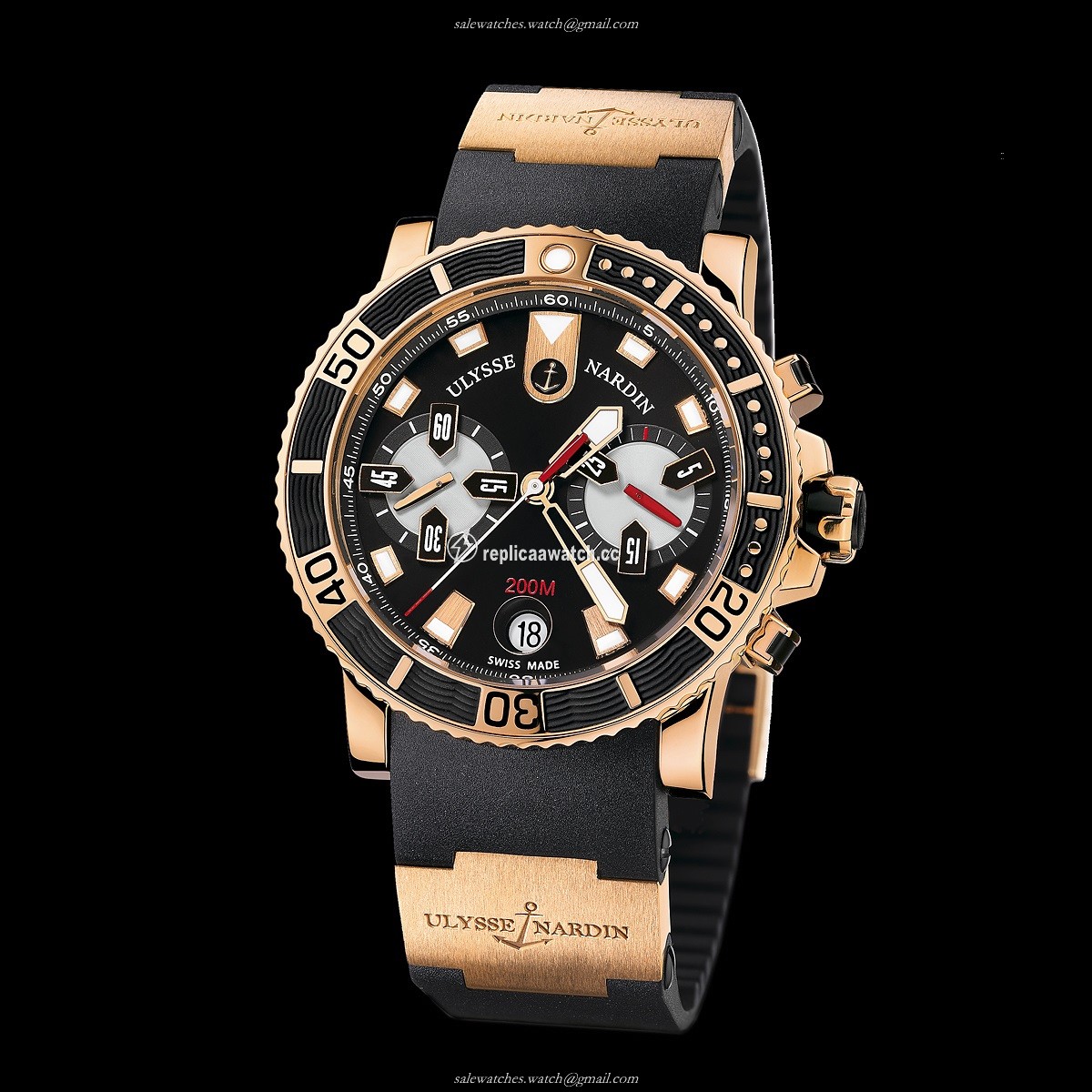 8006-102-3A/92 Ulysse Nardin Marine Diver Chronograph