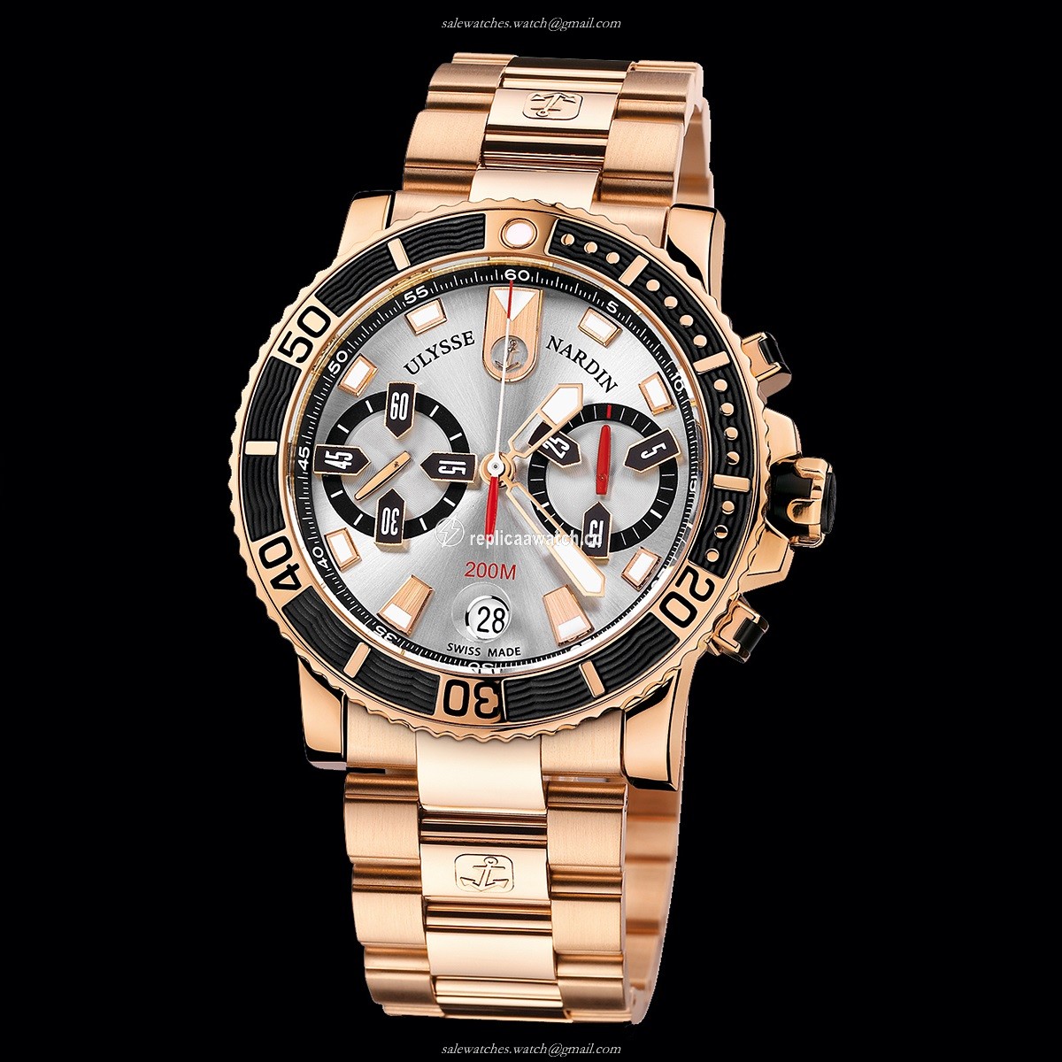 8006-102-8M/91 Ulysse Nardin Marine Diver Chronograph