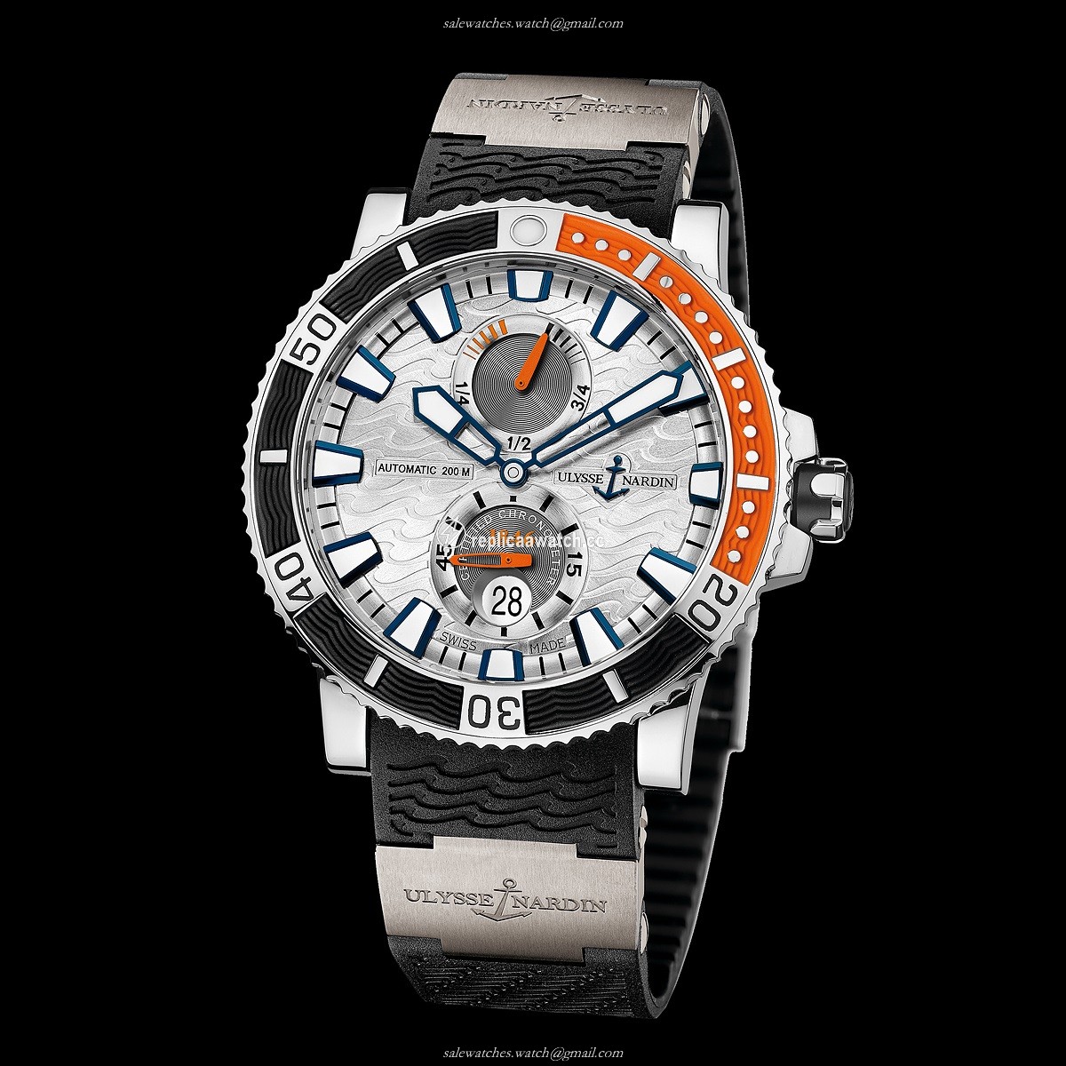 263-90-3/91 Ulysse Nardin Marine Diver Titanium