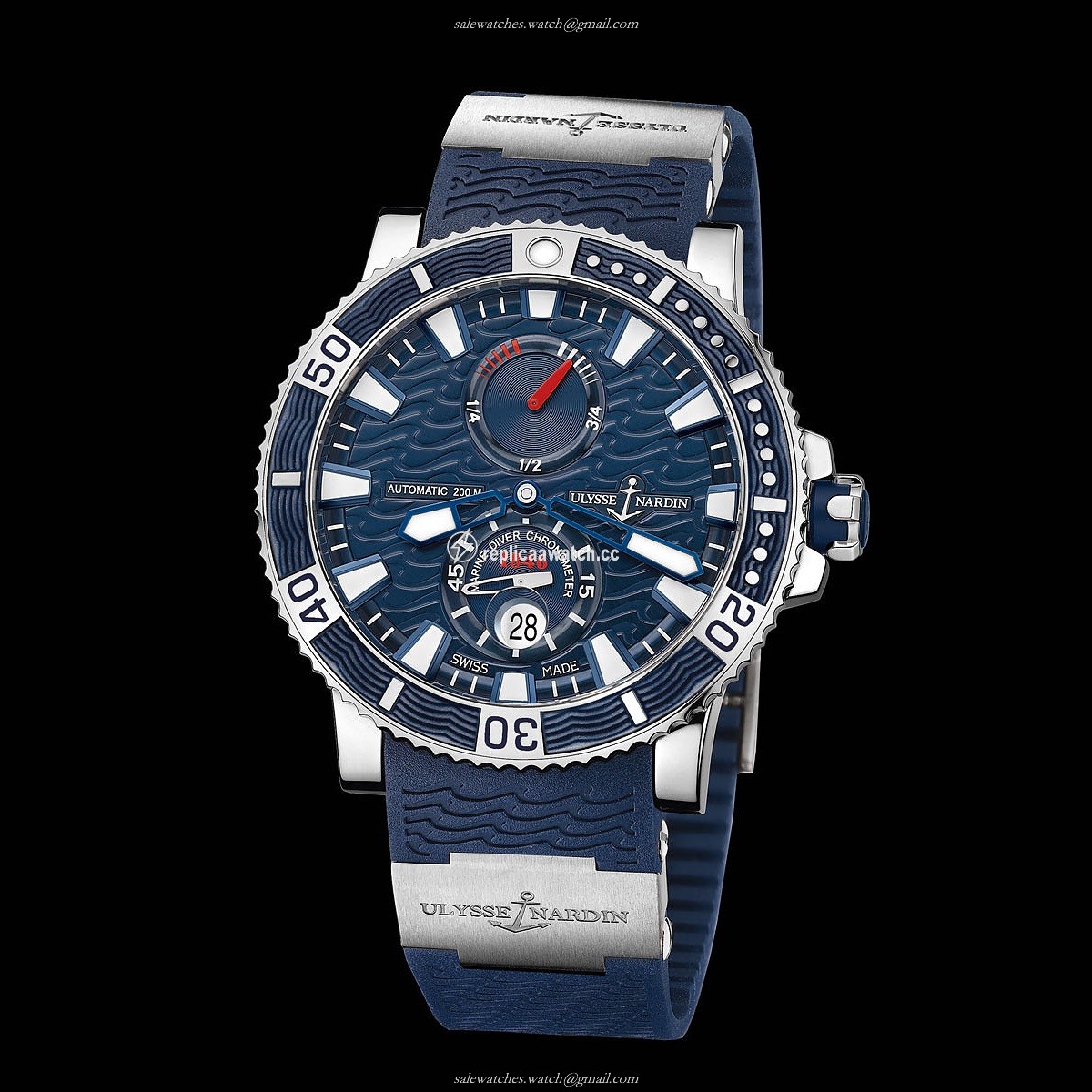 263-90-3/93 Ulysse Nardin Marine Diver Titanium